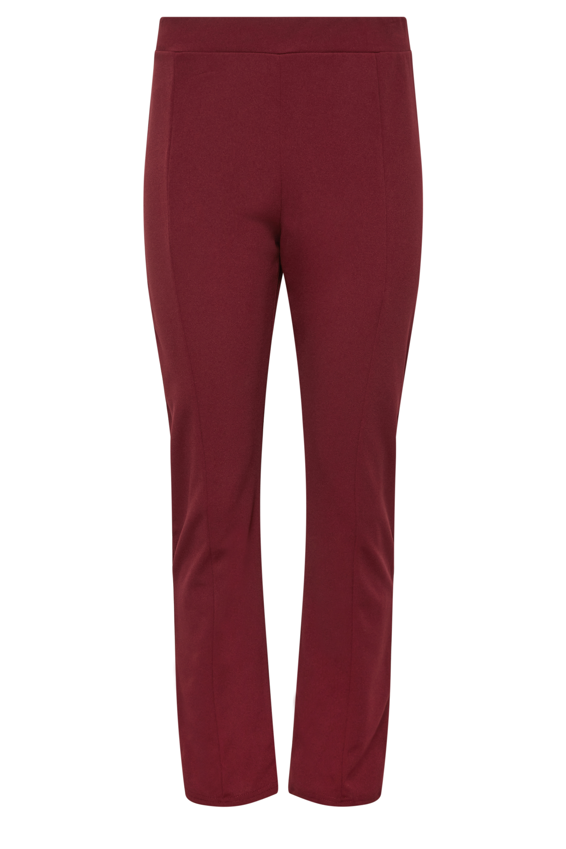 Yours Split Front Trouser  Red  verycouk