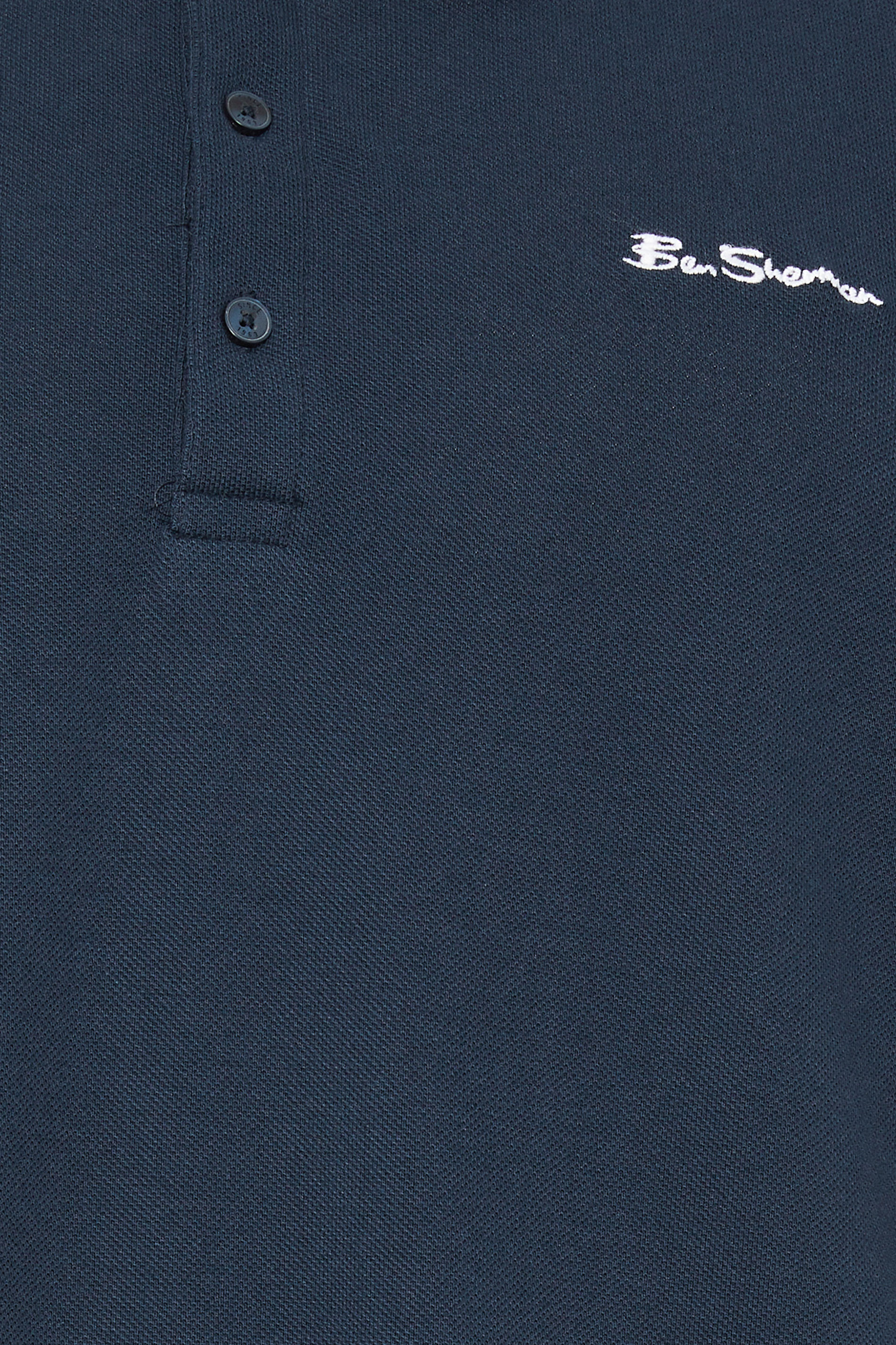 BEN SHERMAN Big & Tall Navy Blue Polo Shirt | BadRhino 2
