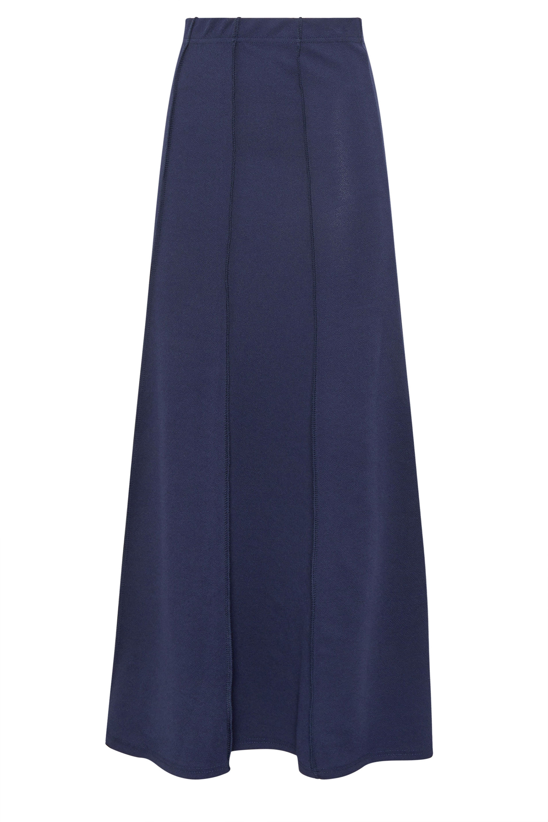LTS Tall Women's Navy Blue Flare Seam Maxi Skirt | Long Tall Sally 5