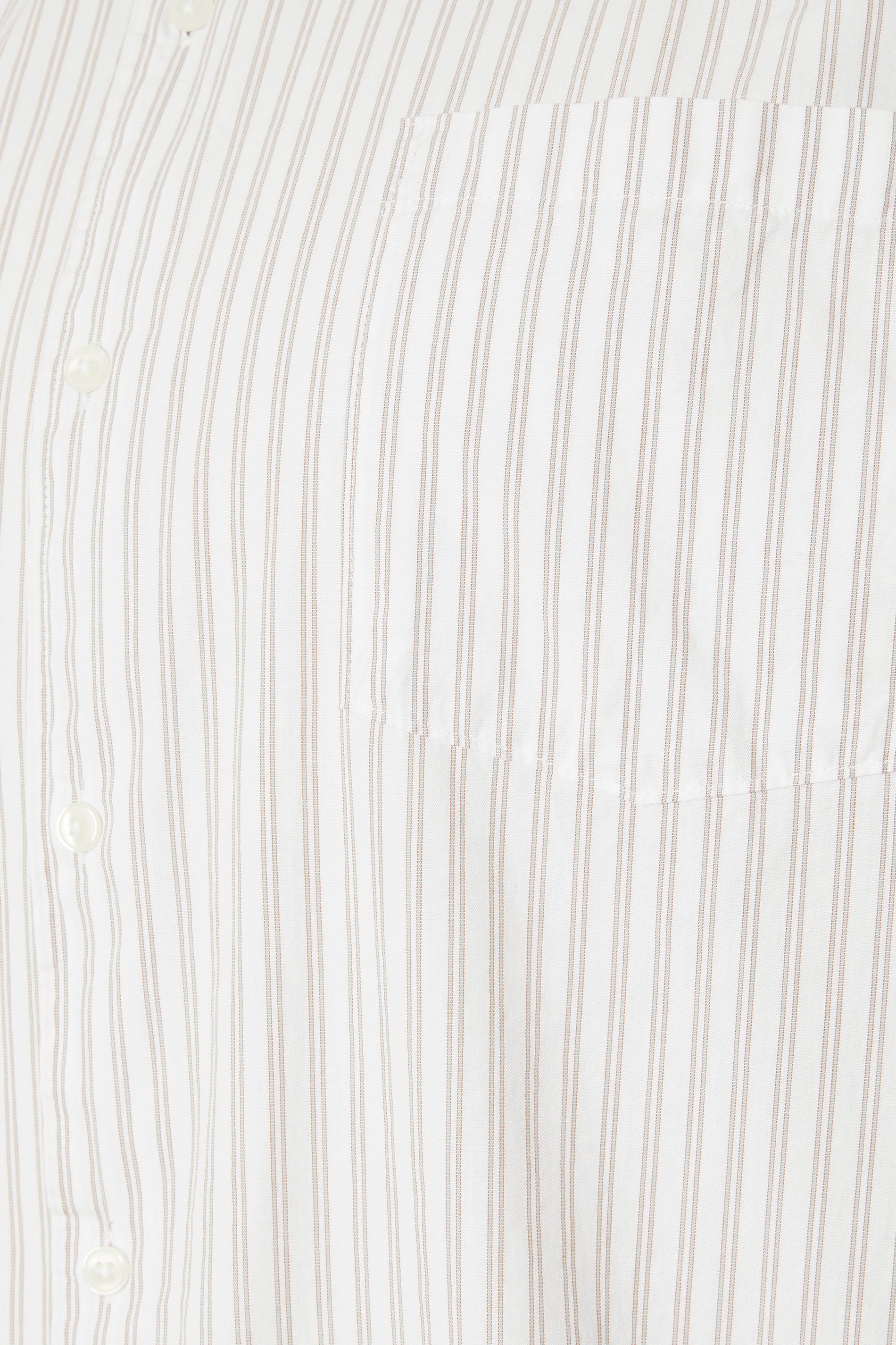 JACK & JONES Big & Tall White & Green Striped Poplin Shirt | BadRhino 5