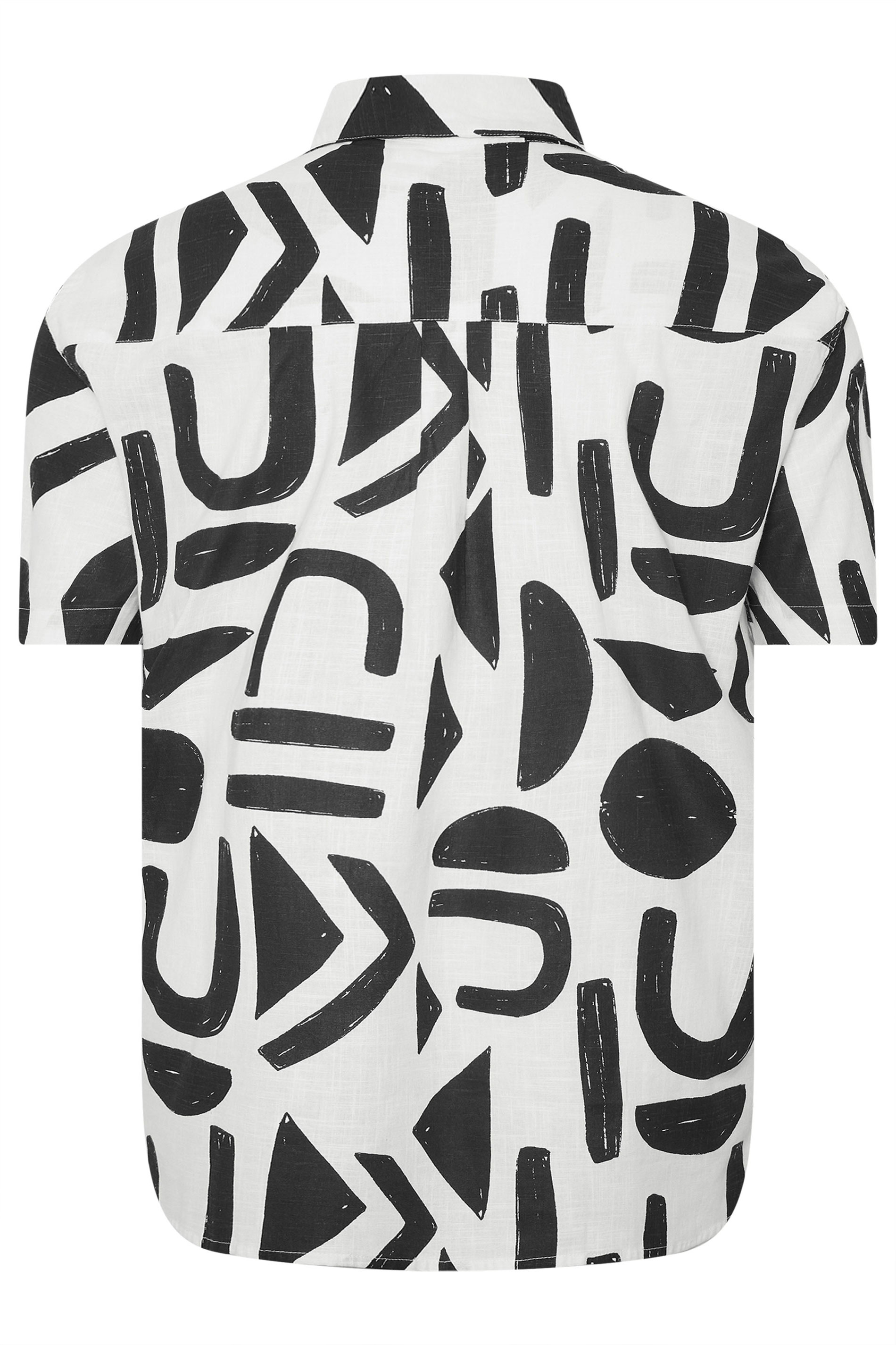BadRhino Big & Tall Black Abstract Print Shirt | BadRhino 8