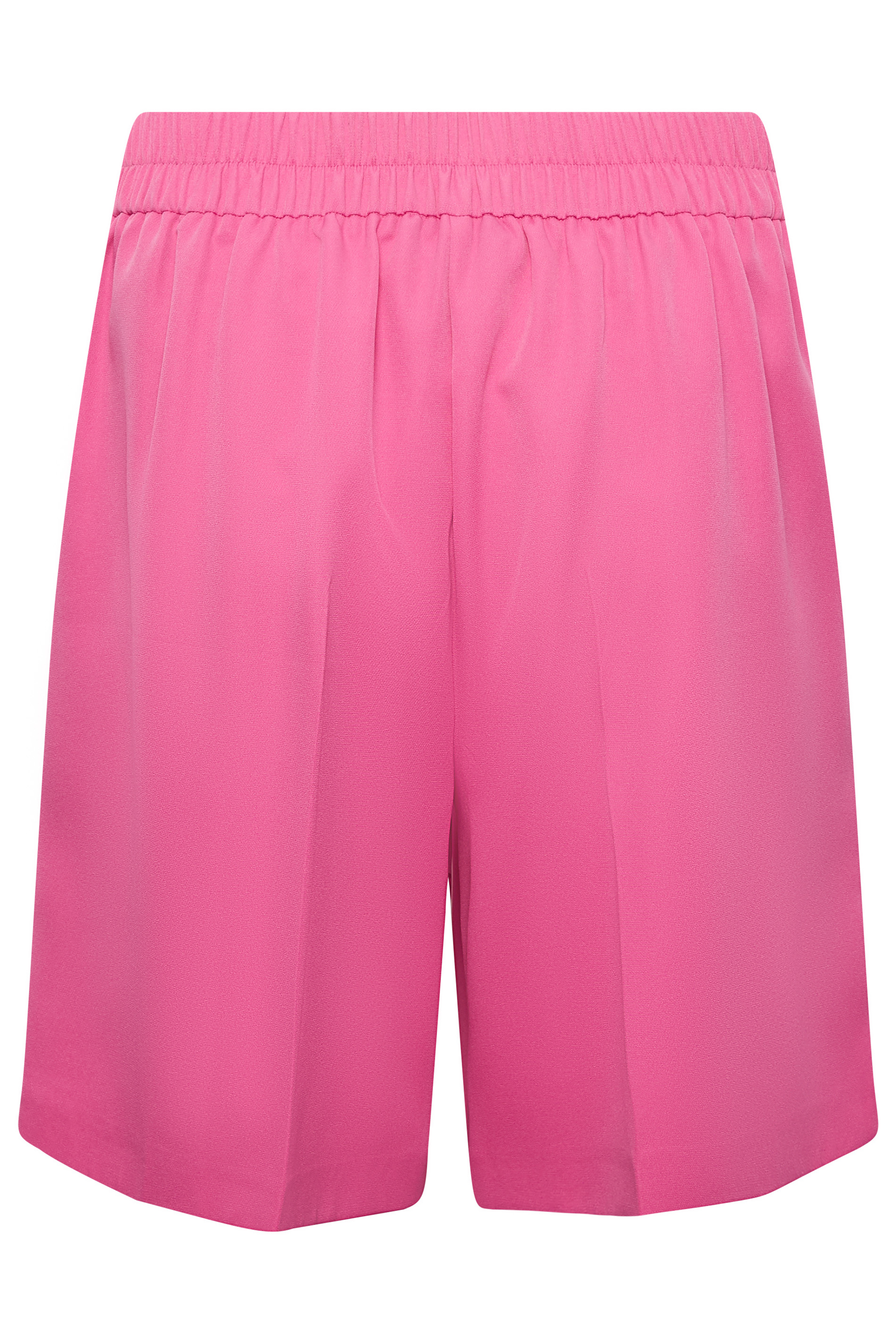 YOURS Plus Size Curve Pink Tailored Shorts | Yours Clothing