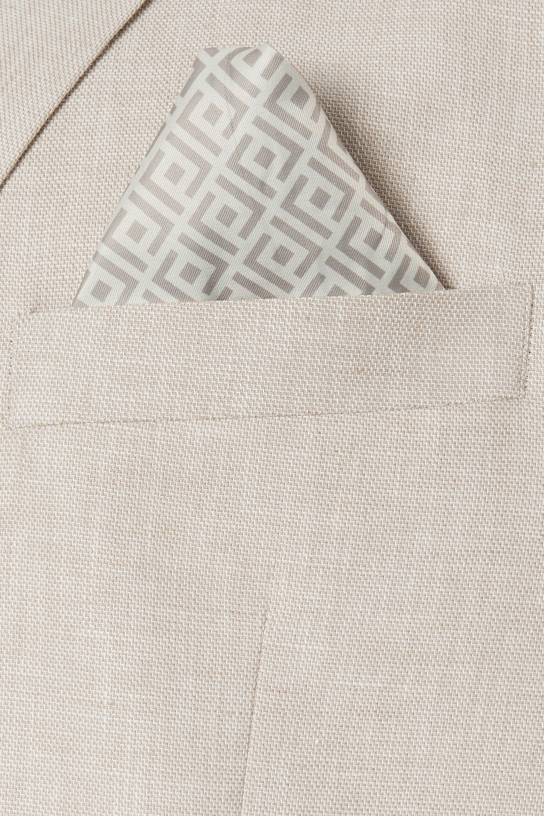 BadRhino Tailoring Big & Tall Oatmeal Brown Linen Suit Jacket | BadRhino 10
