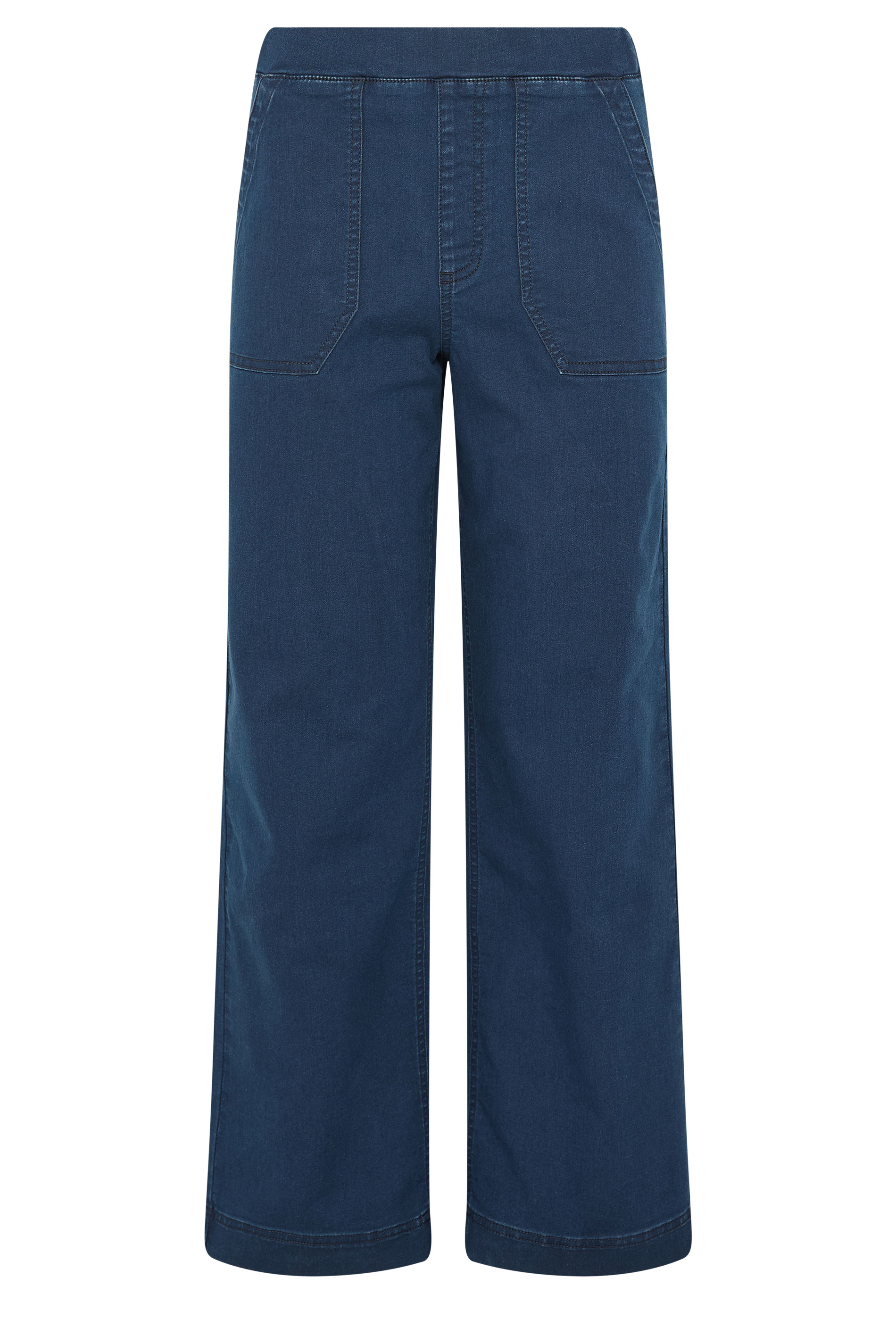 M&Co Indigo Wide Leg Carpenter Jeggings | M&Co 5