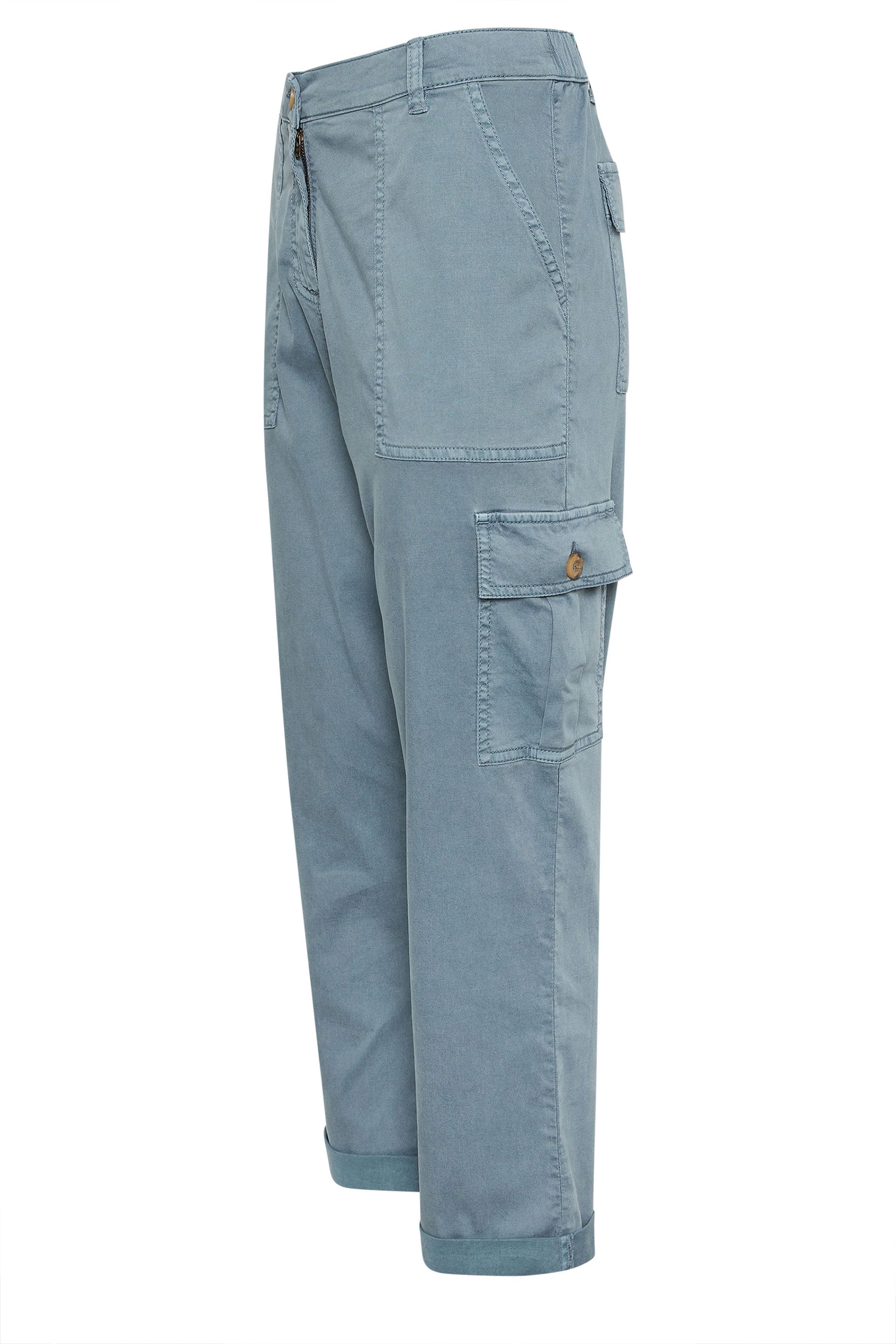 M&Co Blue Cargo Trousers | M&Co 6