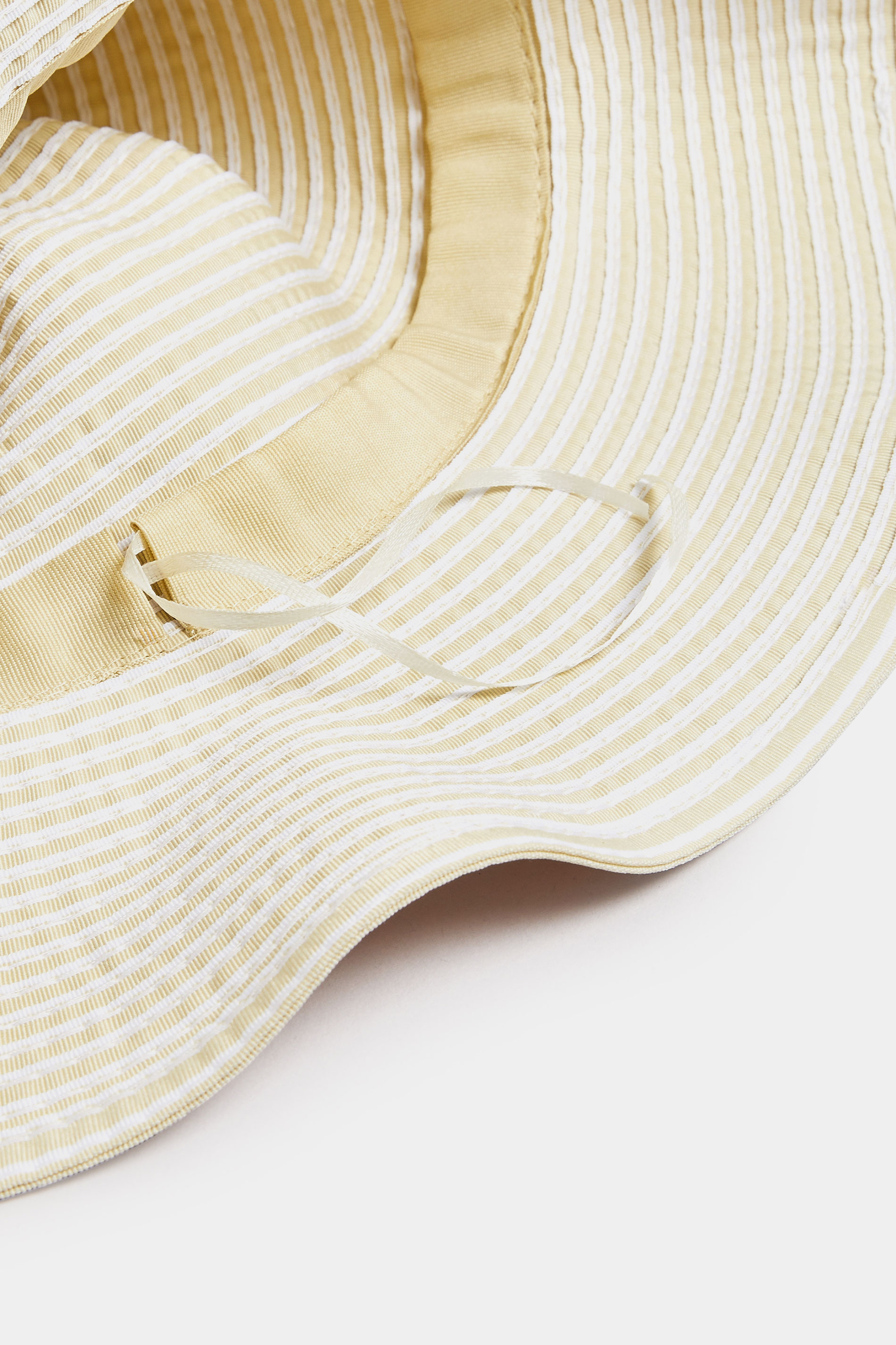 Cream Stitch Detail Bucket Hat | Yours Clothing 3