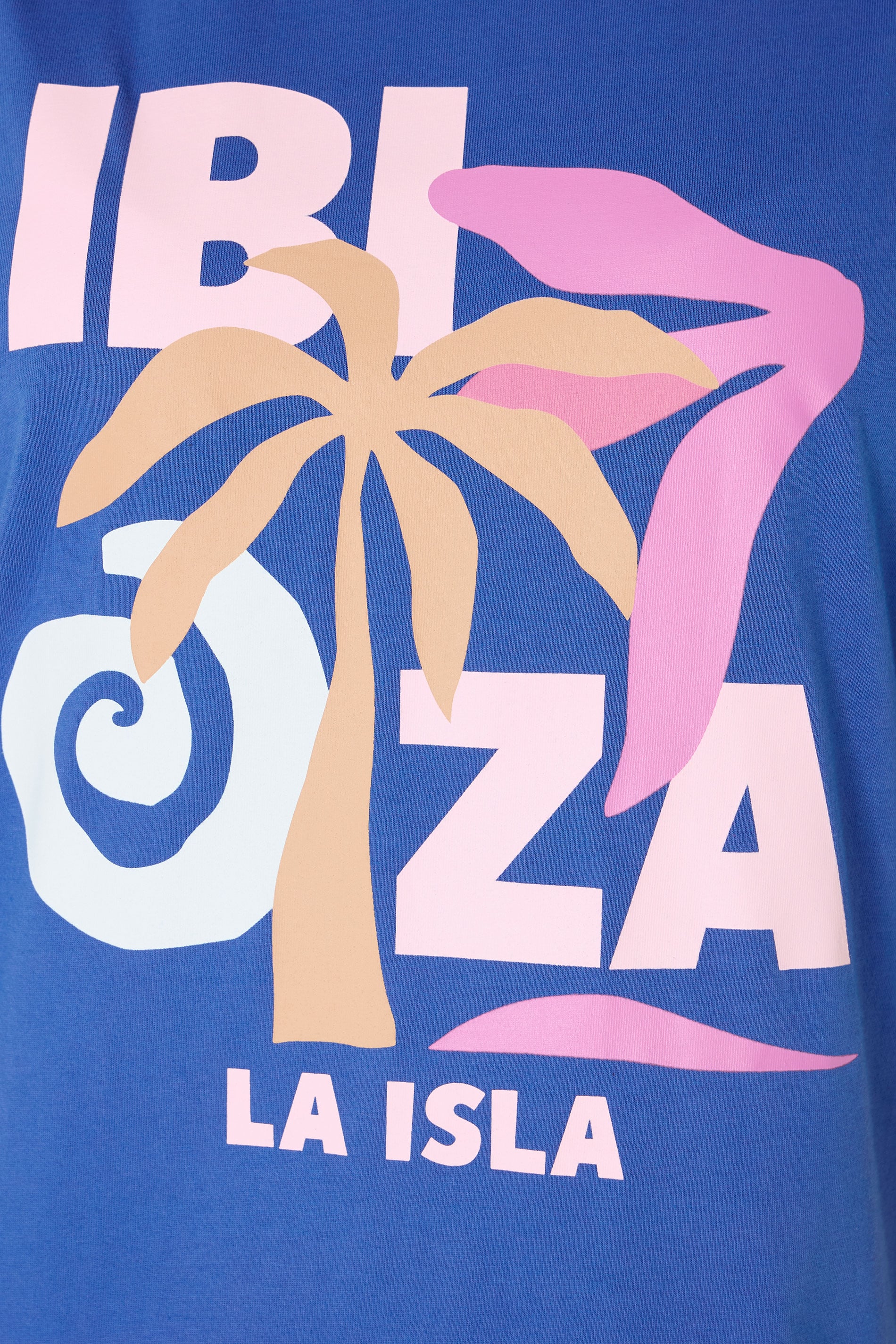 YOURS Plus Size Blue & Leopard Print 'Ibiza' Pyjama Set | Yours Clothing 4