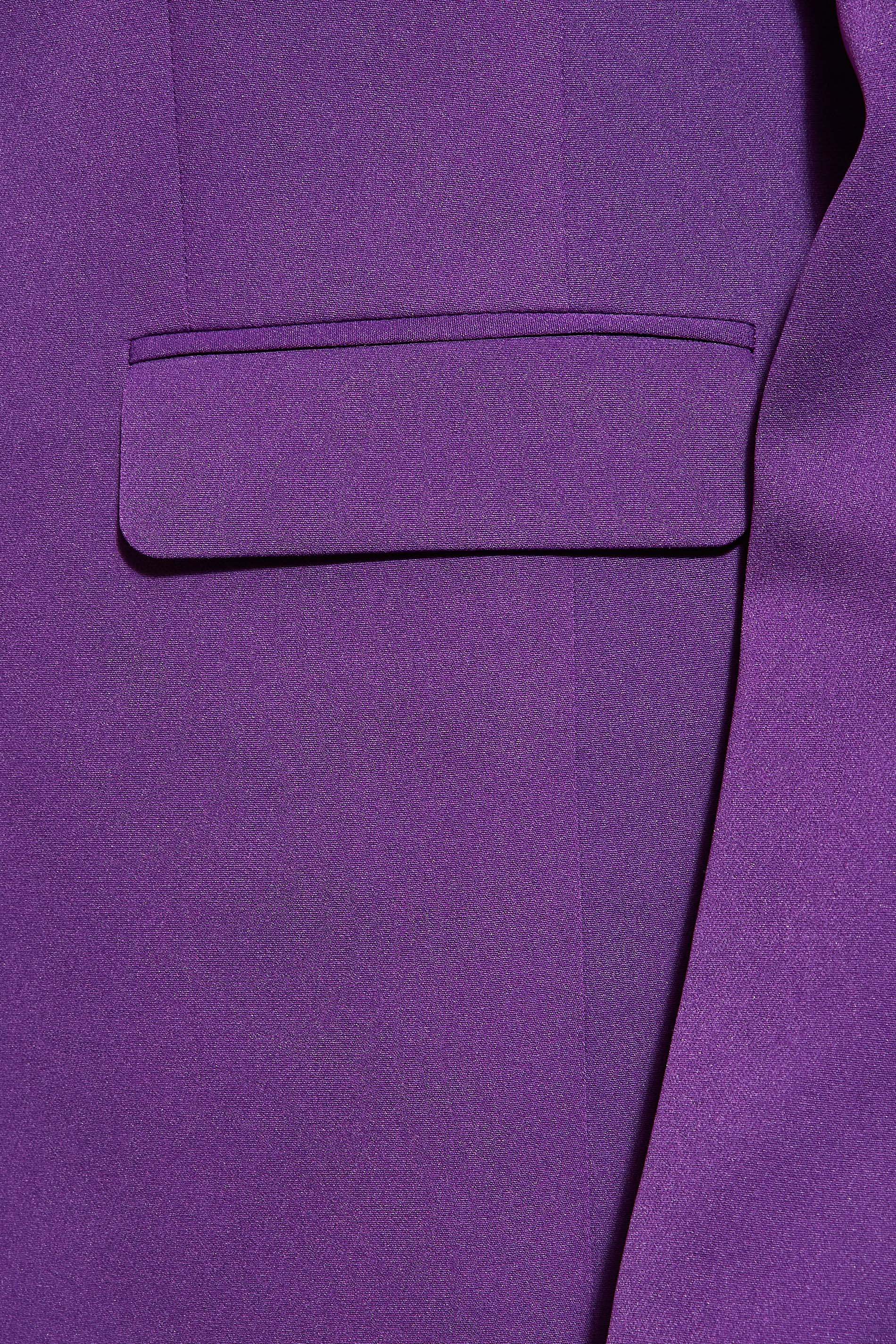 LTS Tall Women's Purple Scuba Crepe Blazer | Long Tall Sally 1