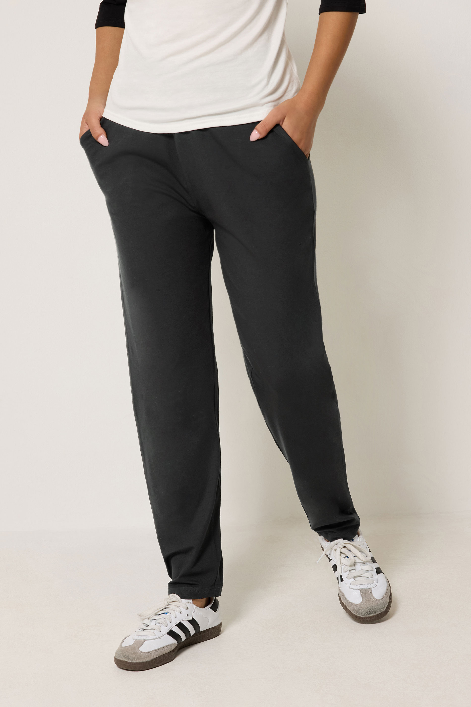 PixieGirl Petite Women's Black Harem Trousers | PixieGirl 1