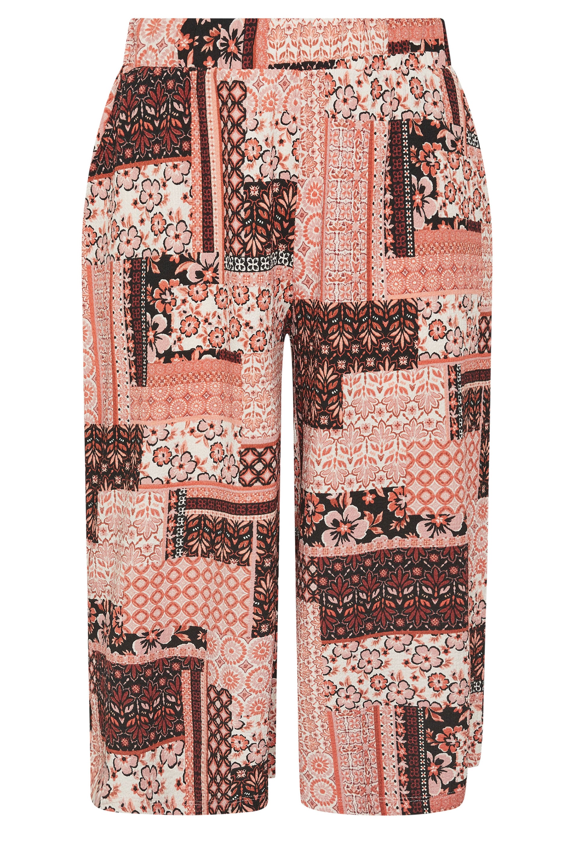 YOURS Plus Size Orange Paisley Culottes | Yours Clothing 5