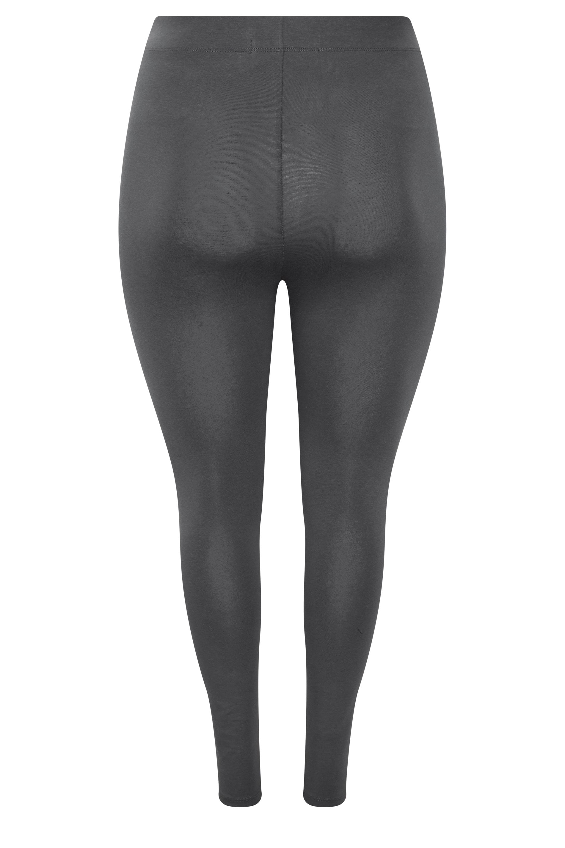 YOURS Plus Size Charcoal Grey Leggings | Yours Clothing 6