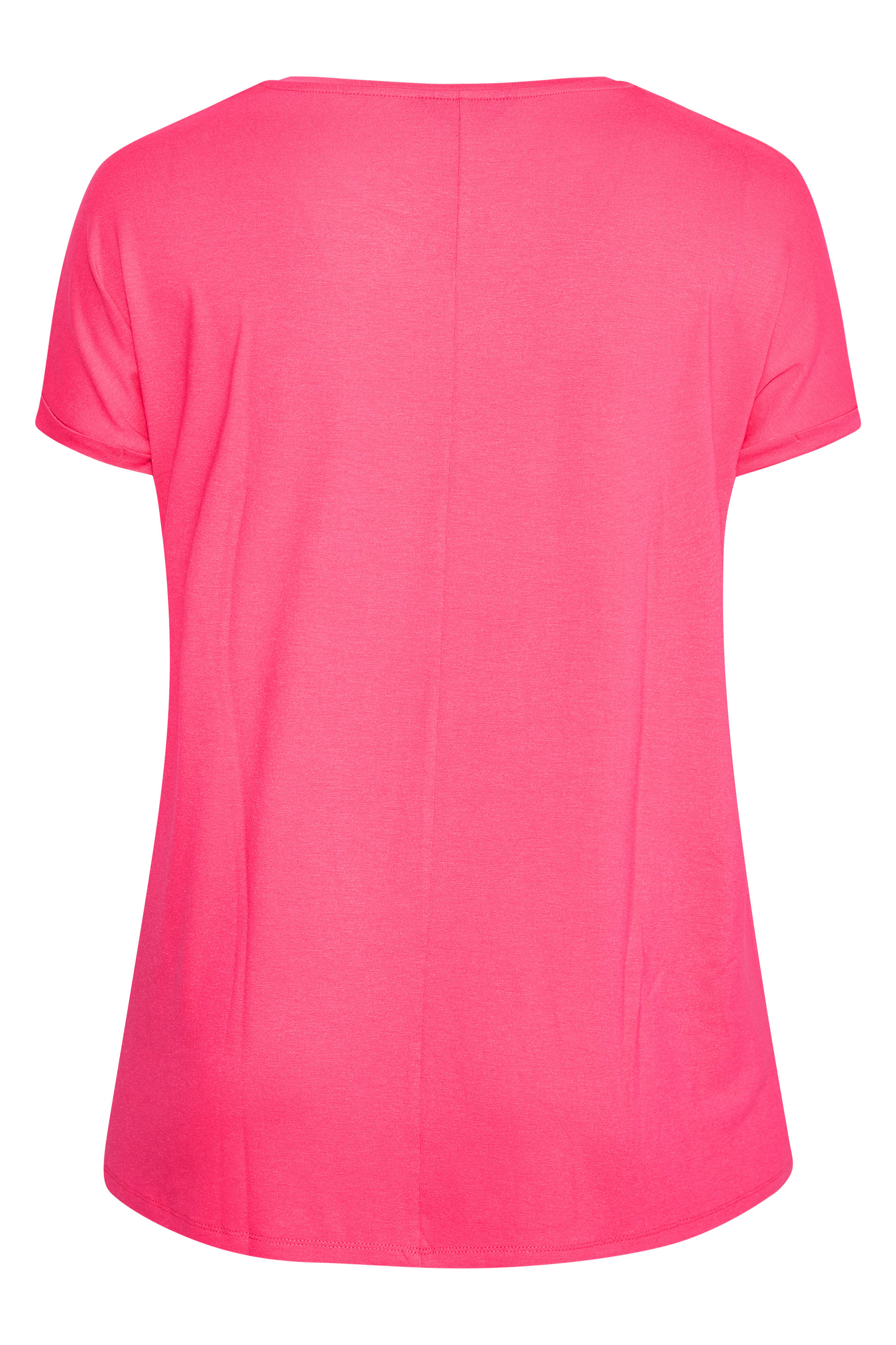 Grande taille  Tops Grande taille  Tops Jersey | T-Shirt Rose Empiècement Floral Sequins - JJ32421