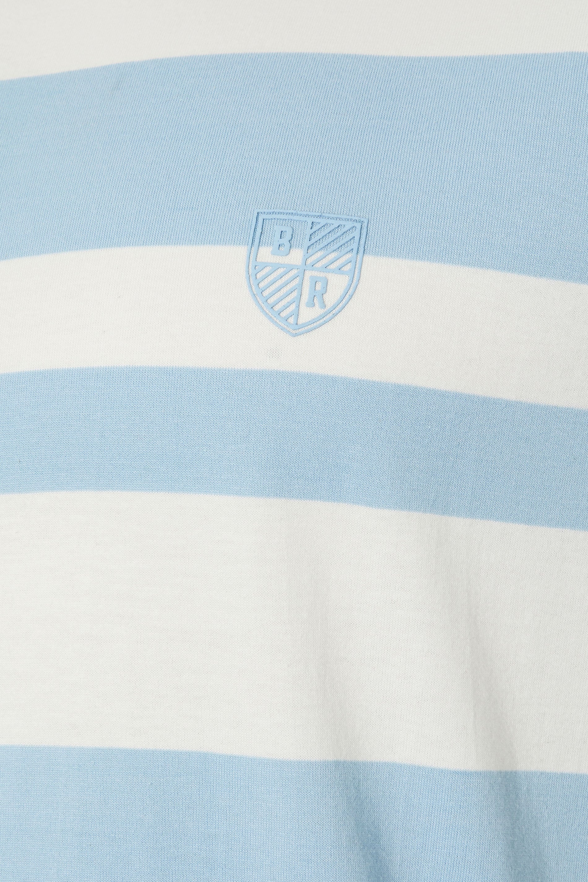 BadRhino Big & Tall Baby Blue Extra Long Stripe T-Shirt | BadRhino 7
