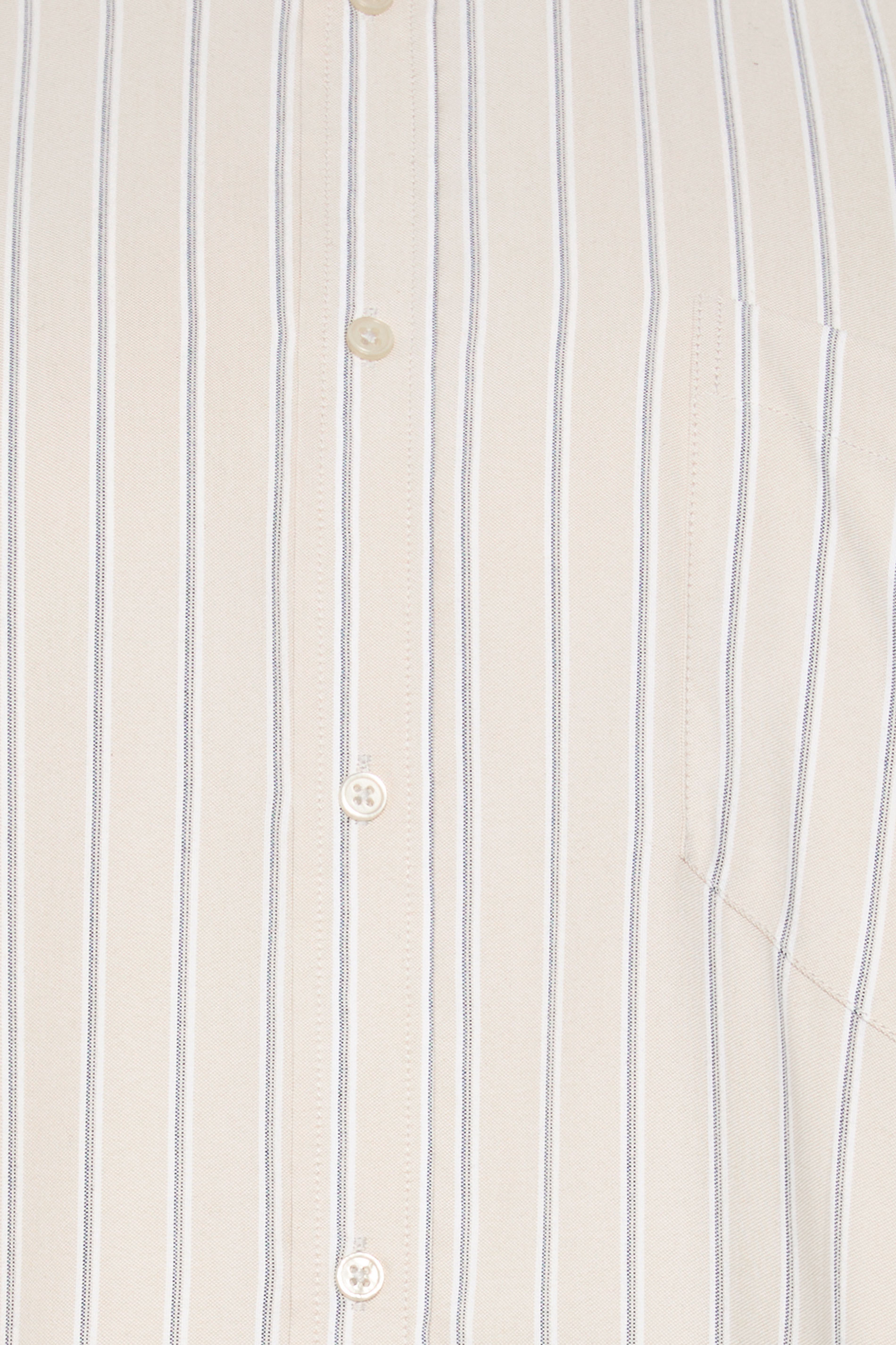 KAM Big & Tall Stone Brown Short Sleeve Stripe Shirt | BadRhino 5