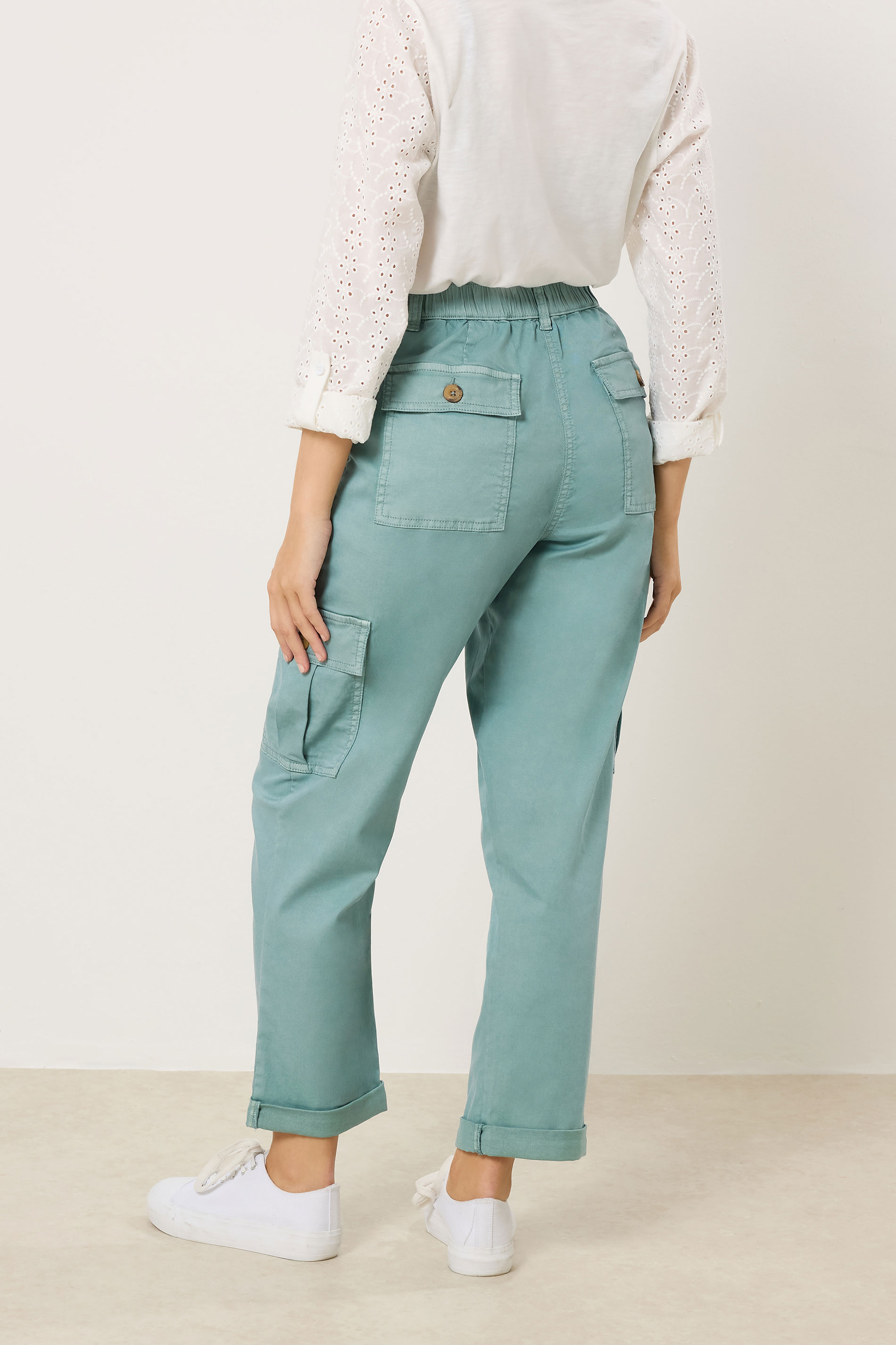 M&Co Green Cargo Trousers | M&Co 4