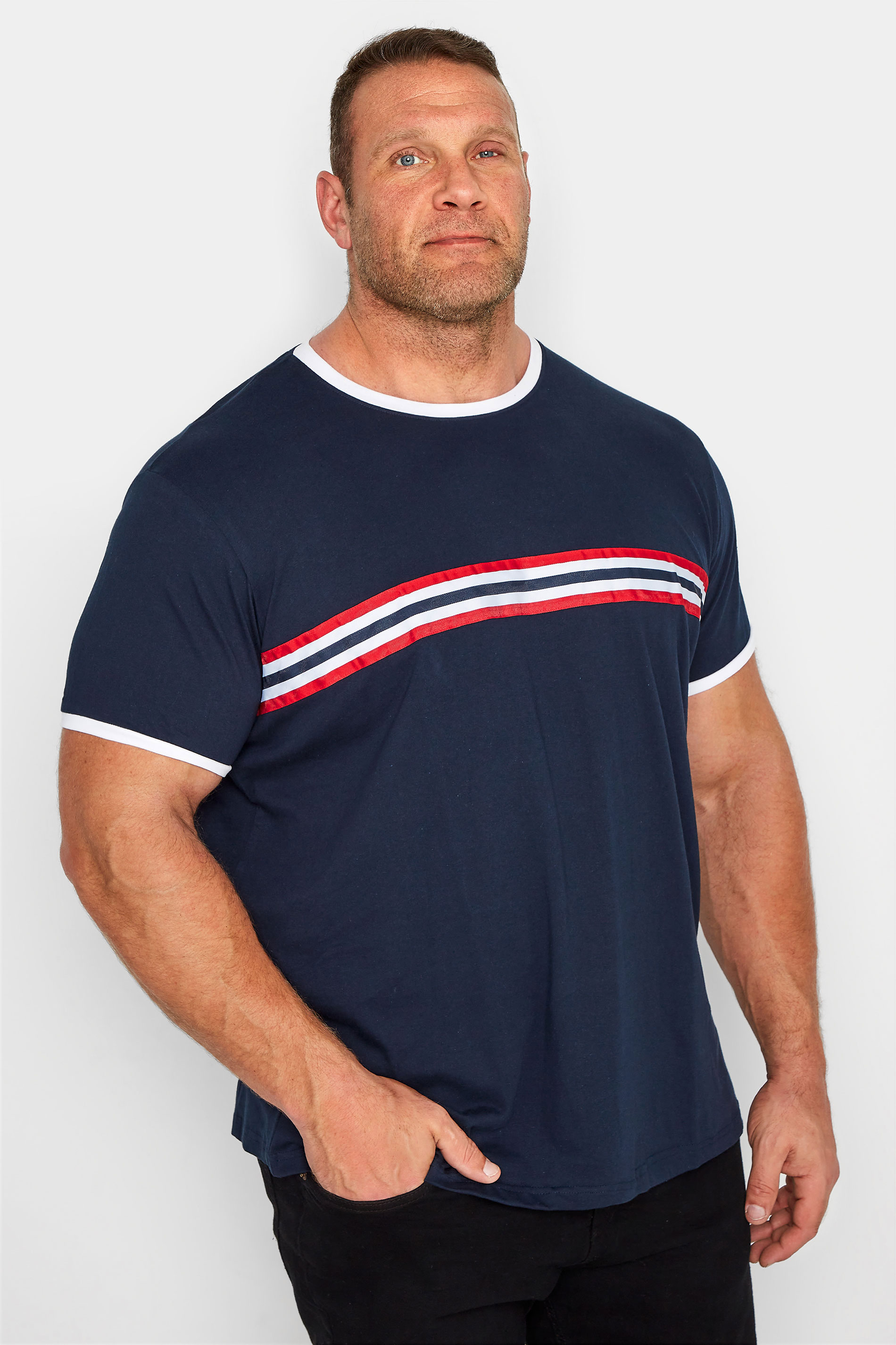 BadRhino Navy Stripe T-Shirt_A.jpg