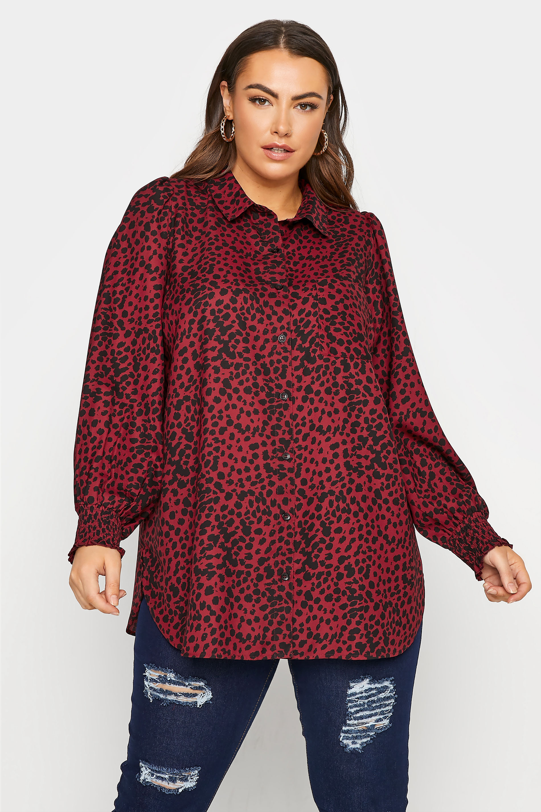 LIMITED COLLECTION Wine Animal Markings Shirt_A.jpg