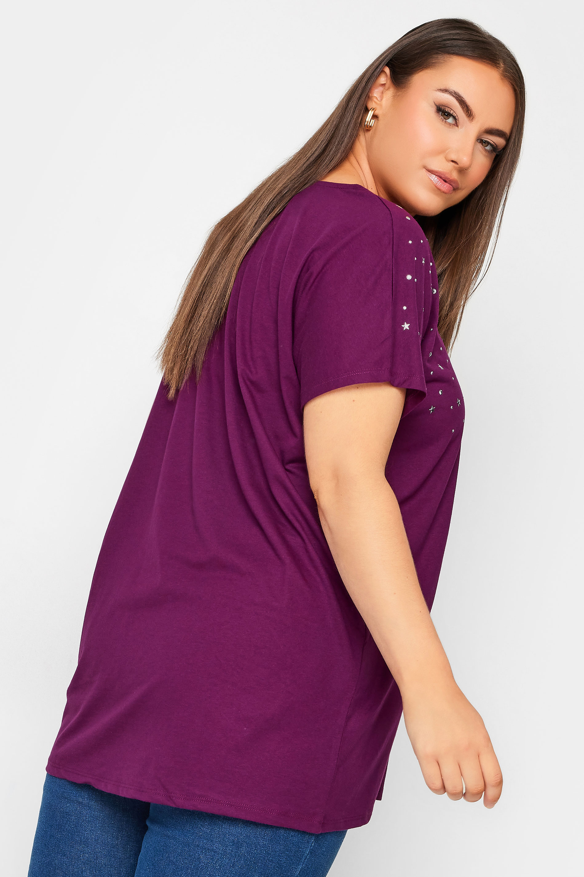 Jersey  Purple and black, Tops & tees, Women shopping