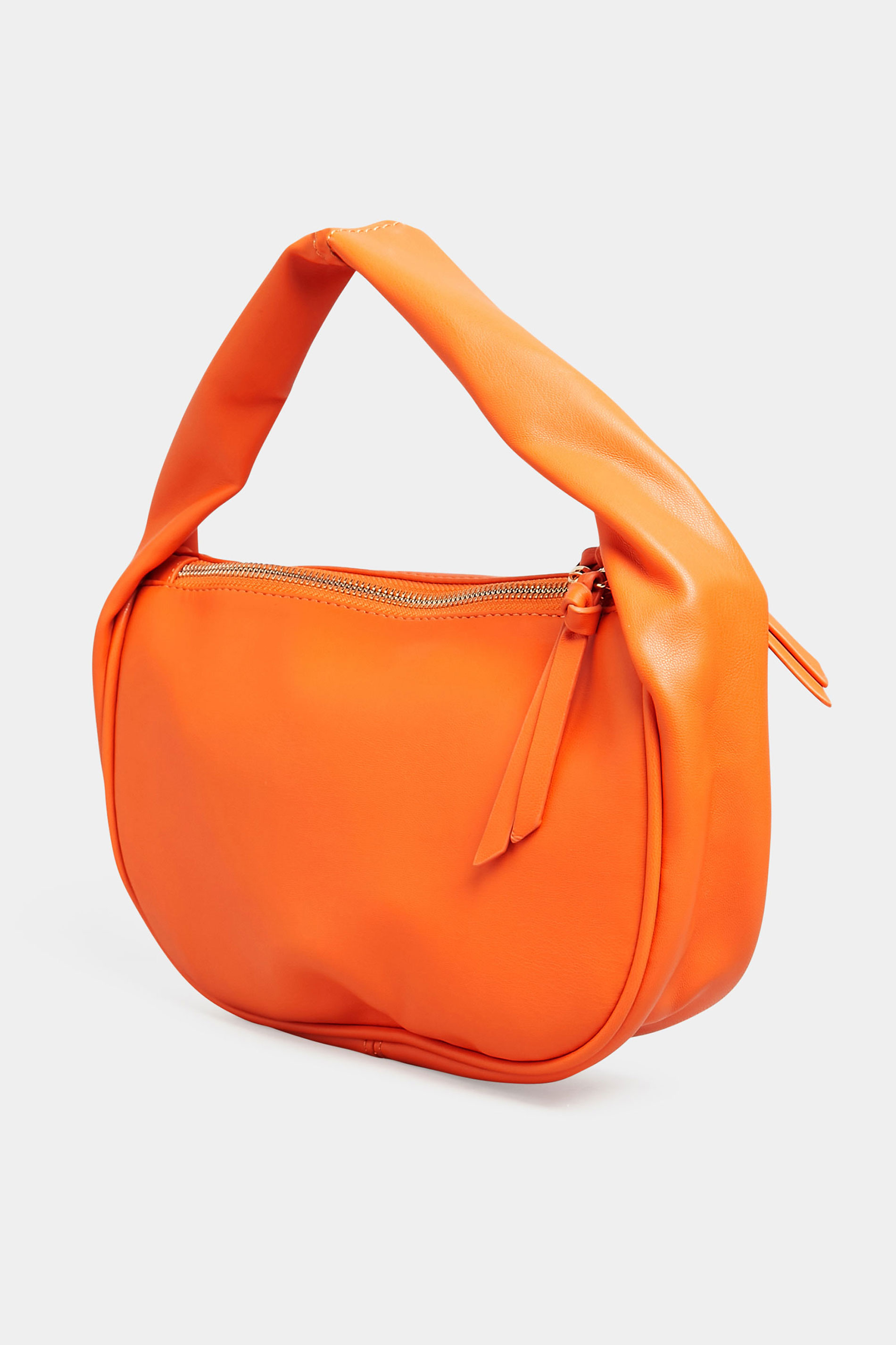 Orange Slouch Handle Bag 1