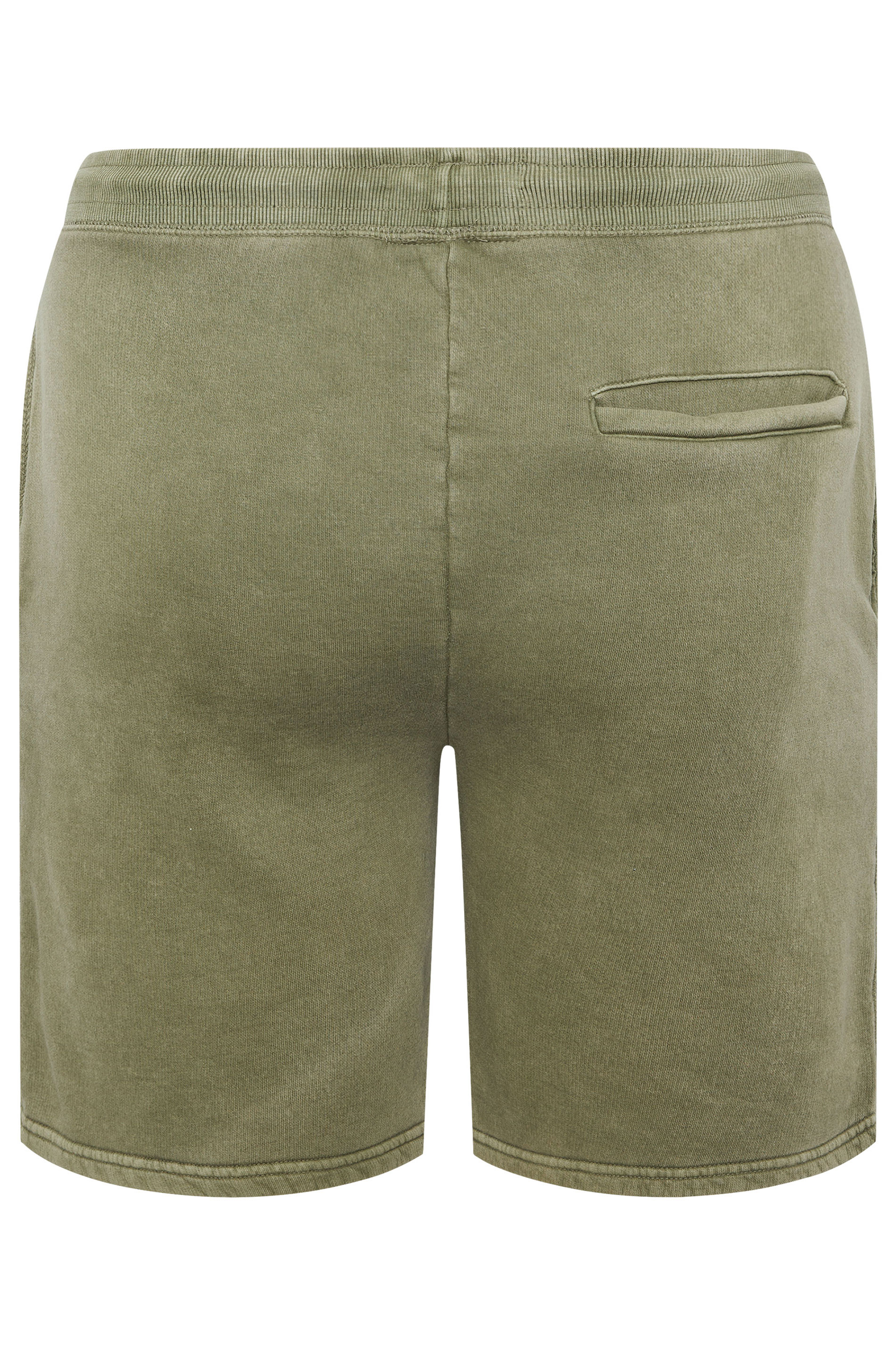 BadRhino Big & Tall Green Sun Bleached Jogger Shorts | BadRhino 7