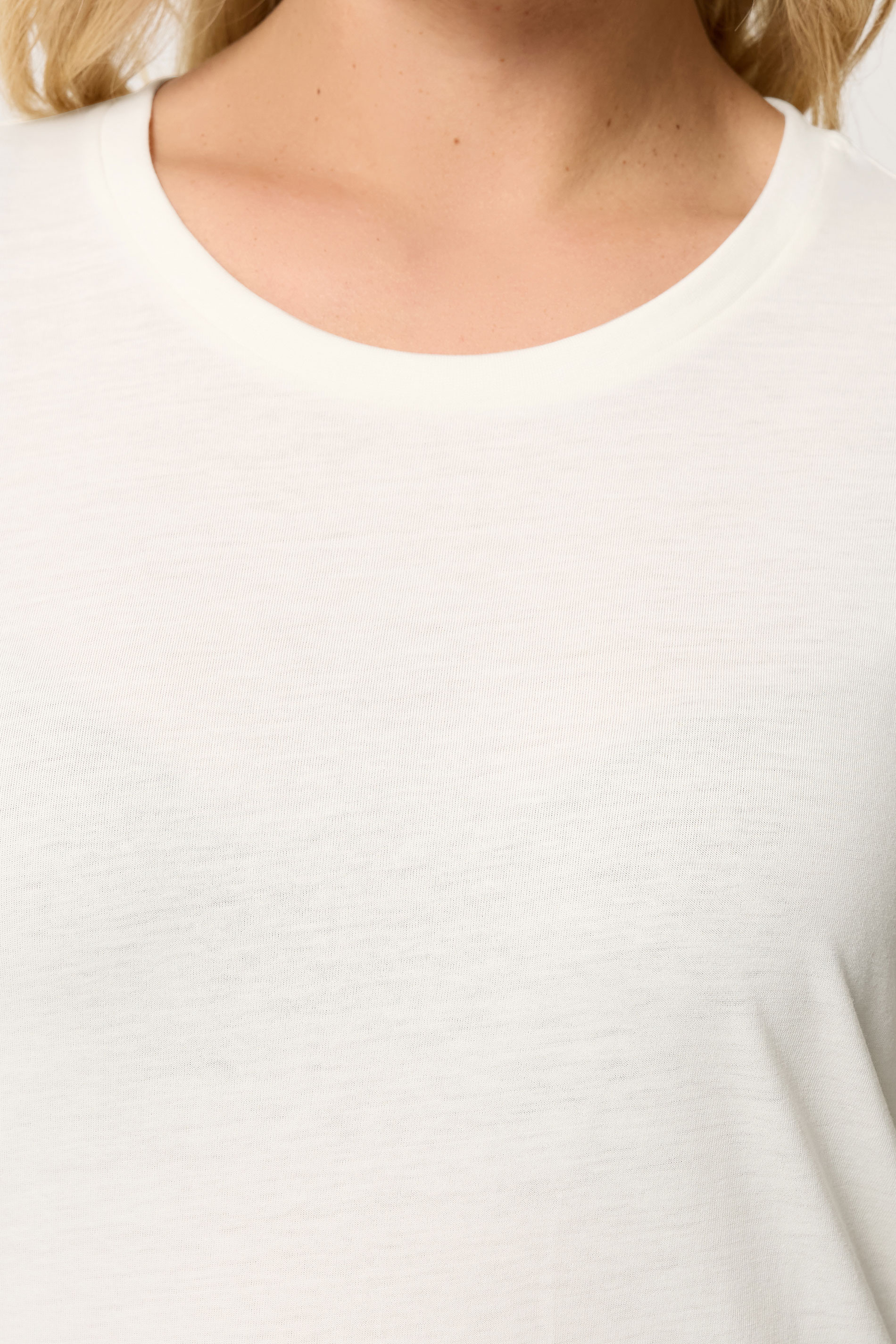 YOURS Plus Size Ivory White Core T-Shirt | Yours Clothing 4