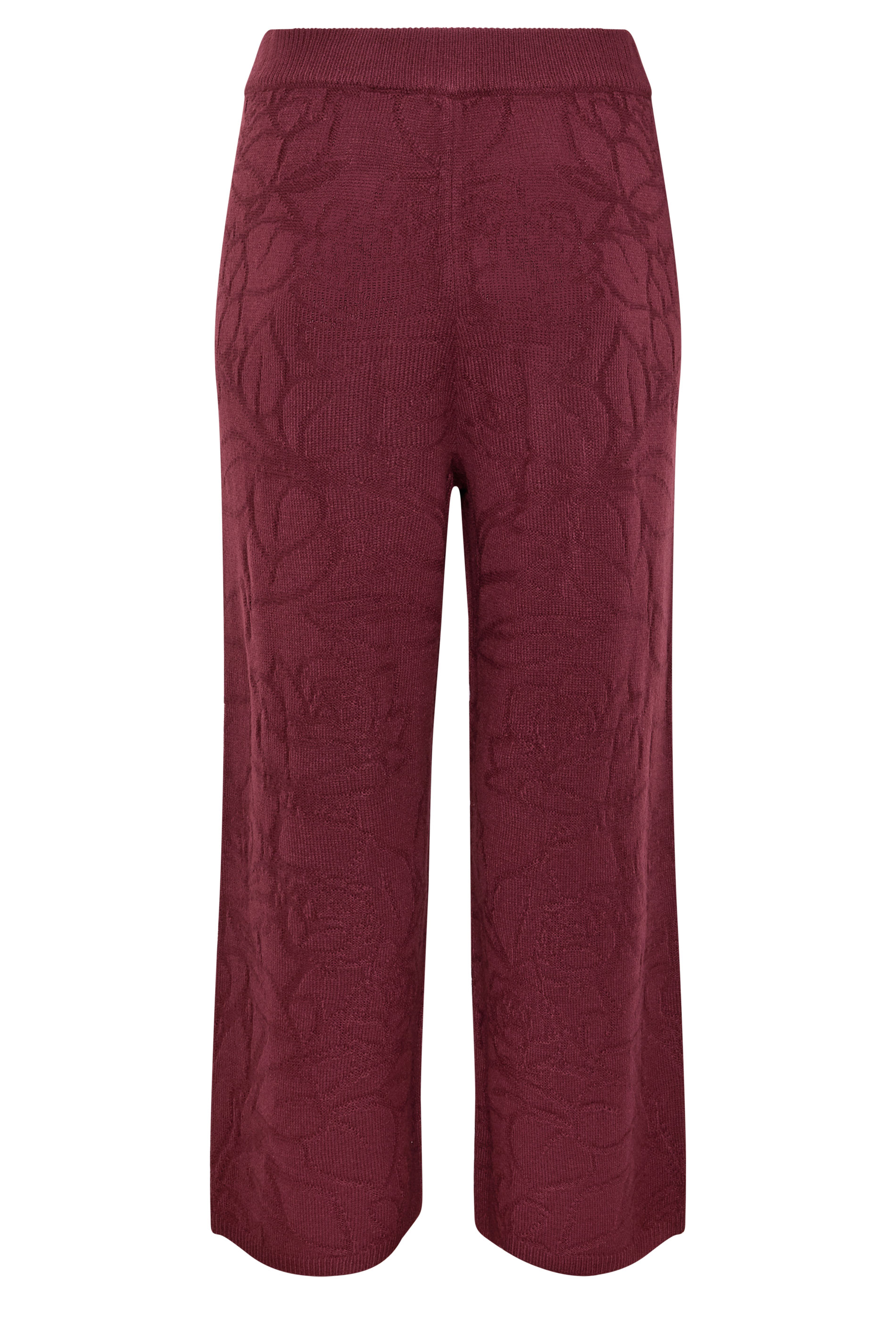 LIMITED COLLECTION Plus Size Red Rose Jacquard Trouser 6