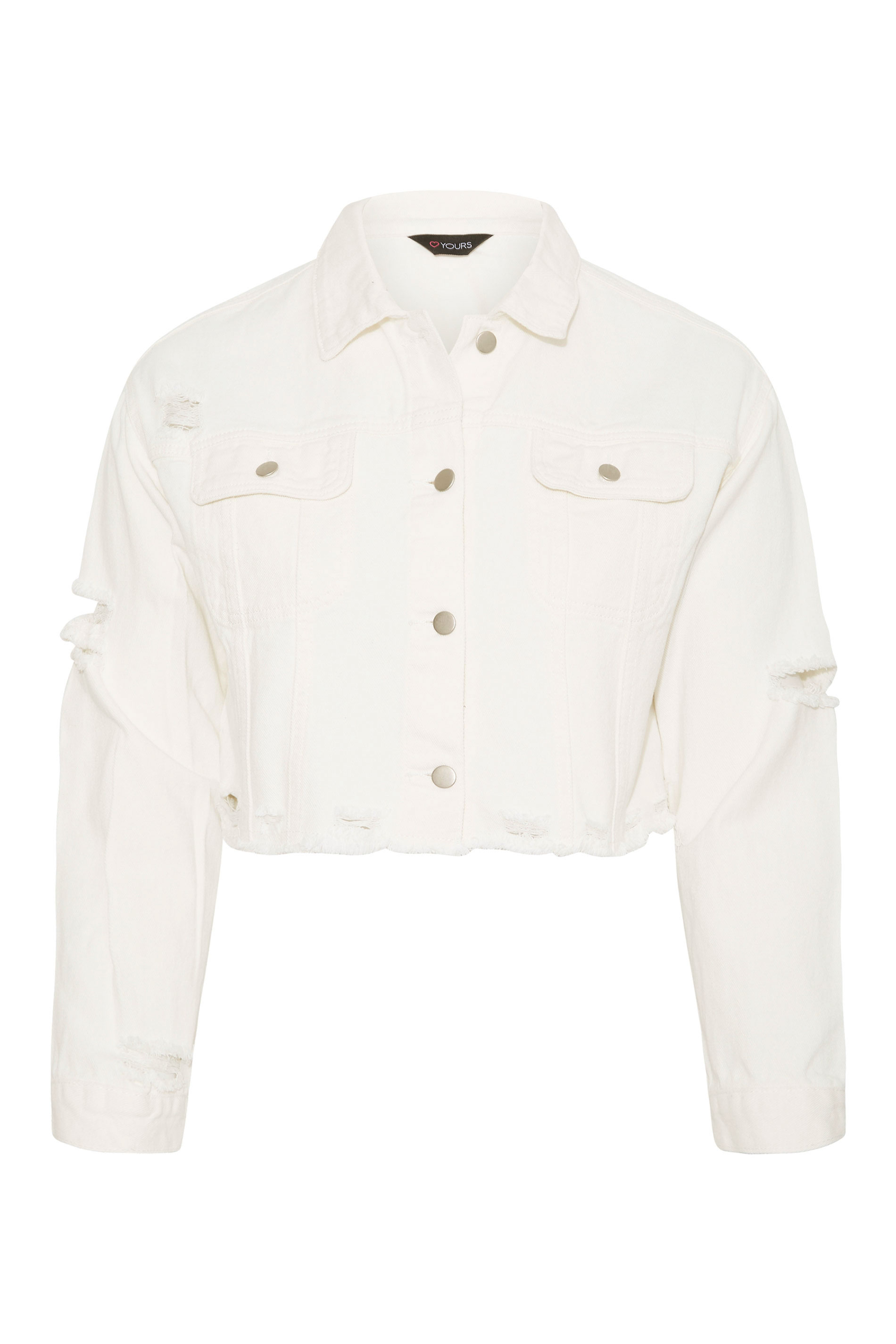 Jessica London Plus Size Peplum Denim Jacket Size 32W | eBay