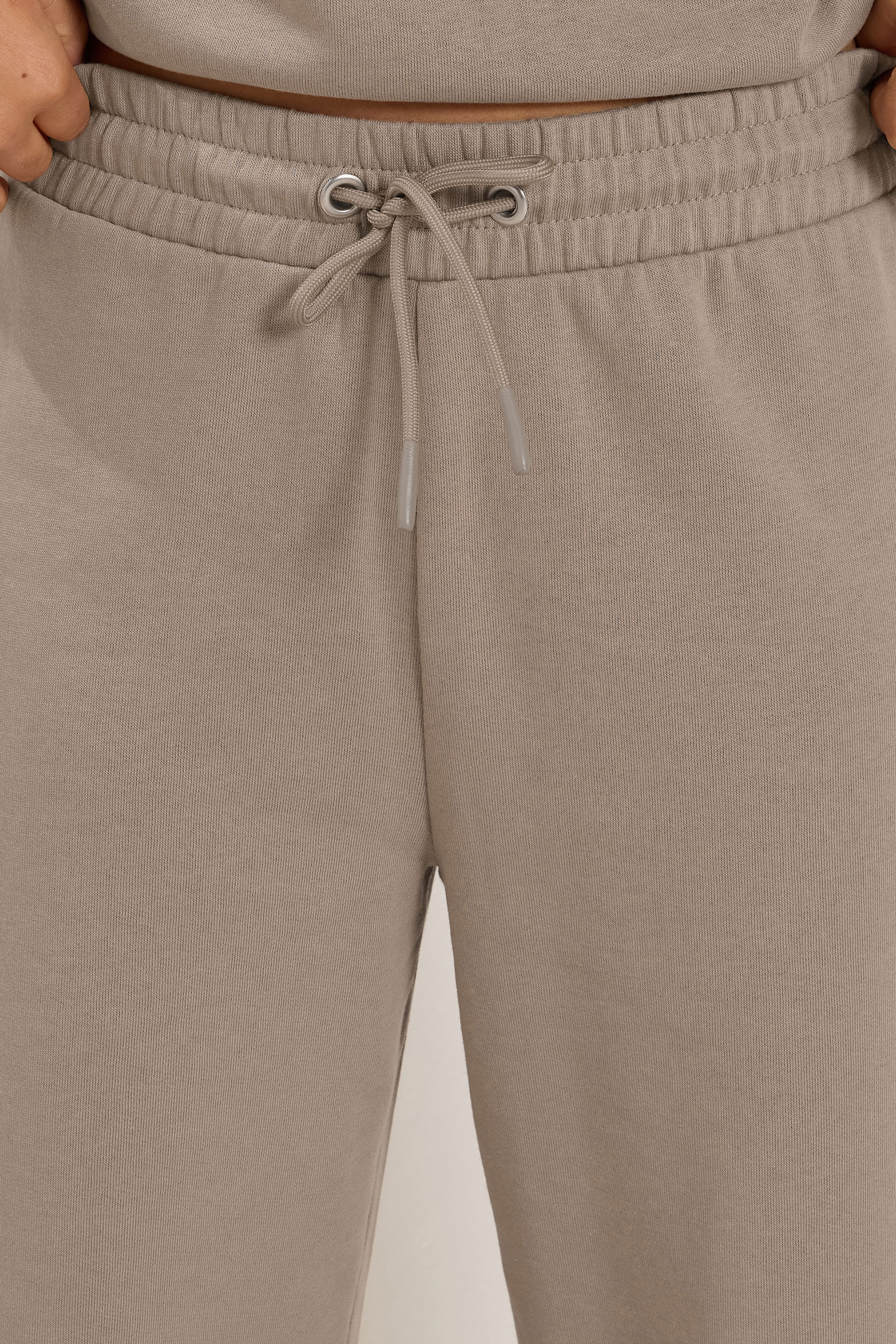 M&Co Petite Mocha Brown Wide Leg Joggers | M&Co 4