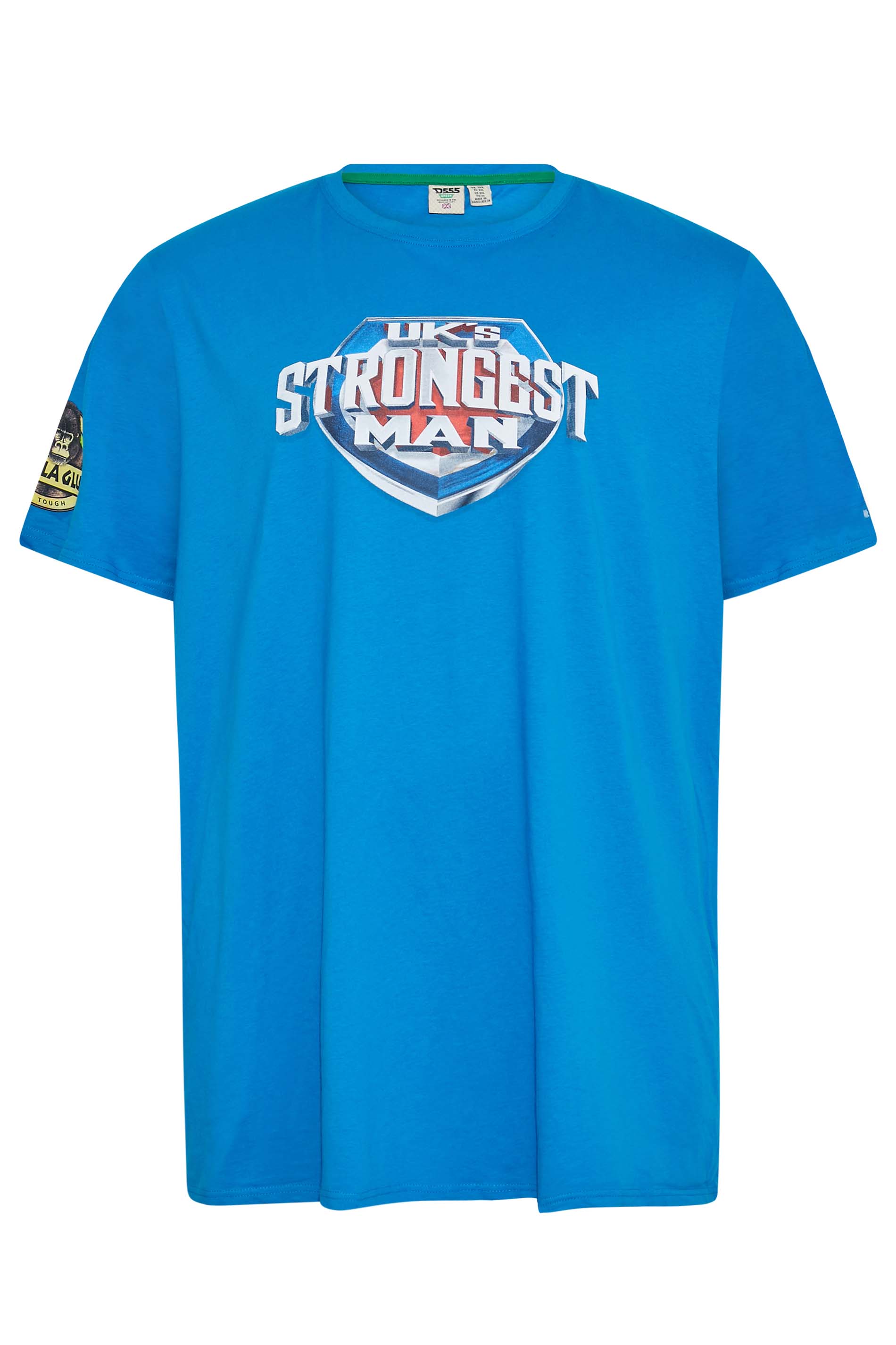 BadRhino Big & Tall Blue Ultimate Strongman T-Shirt 1