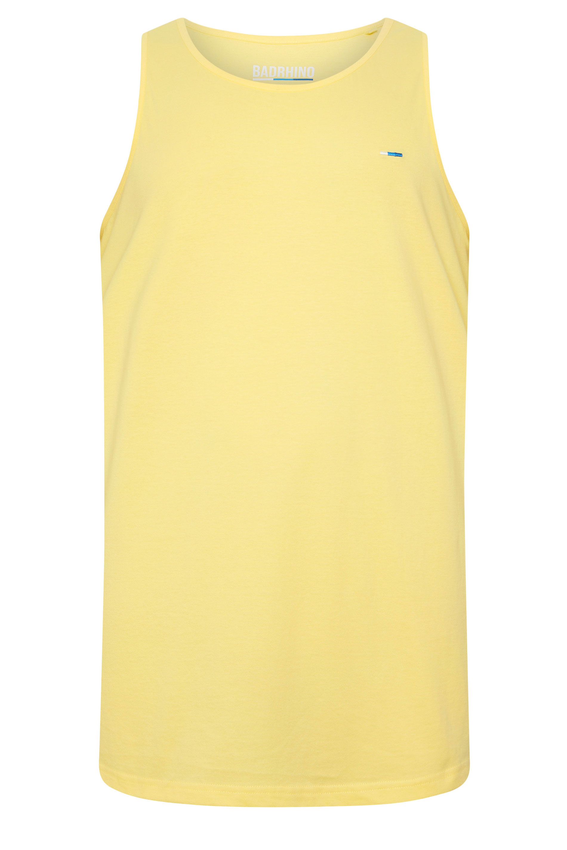 BadRhino Big & Tall White/Yellow/Blue/Red/Green 5 Pack Vest Tops | BadRhino 12