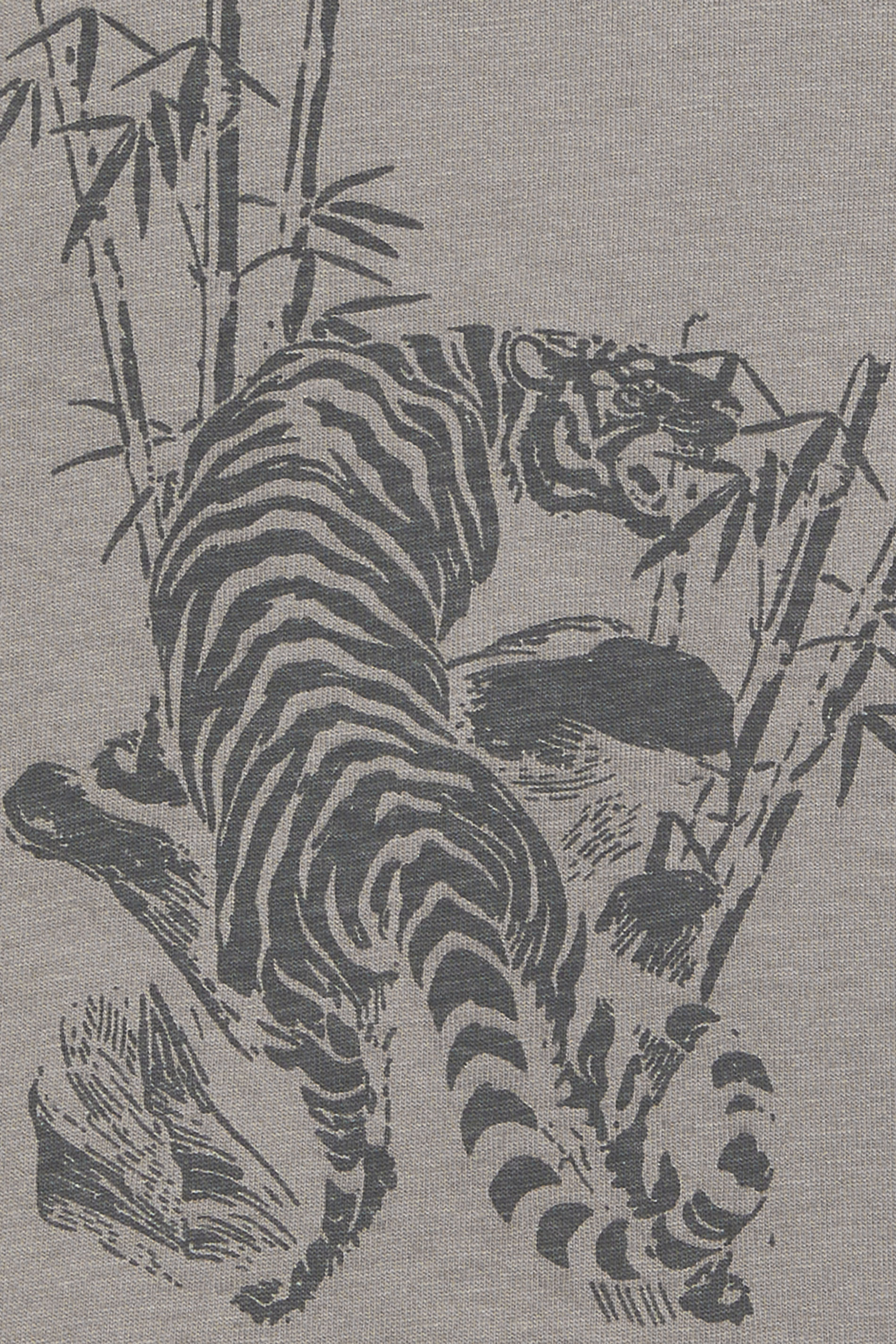 BadRhino Big & Tall Grey Tiger Graphic T-Shirt | BadRhino 7