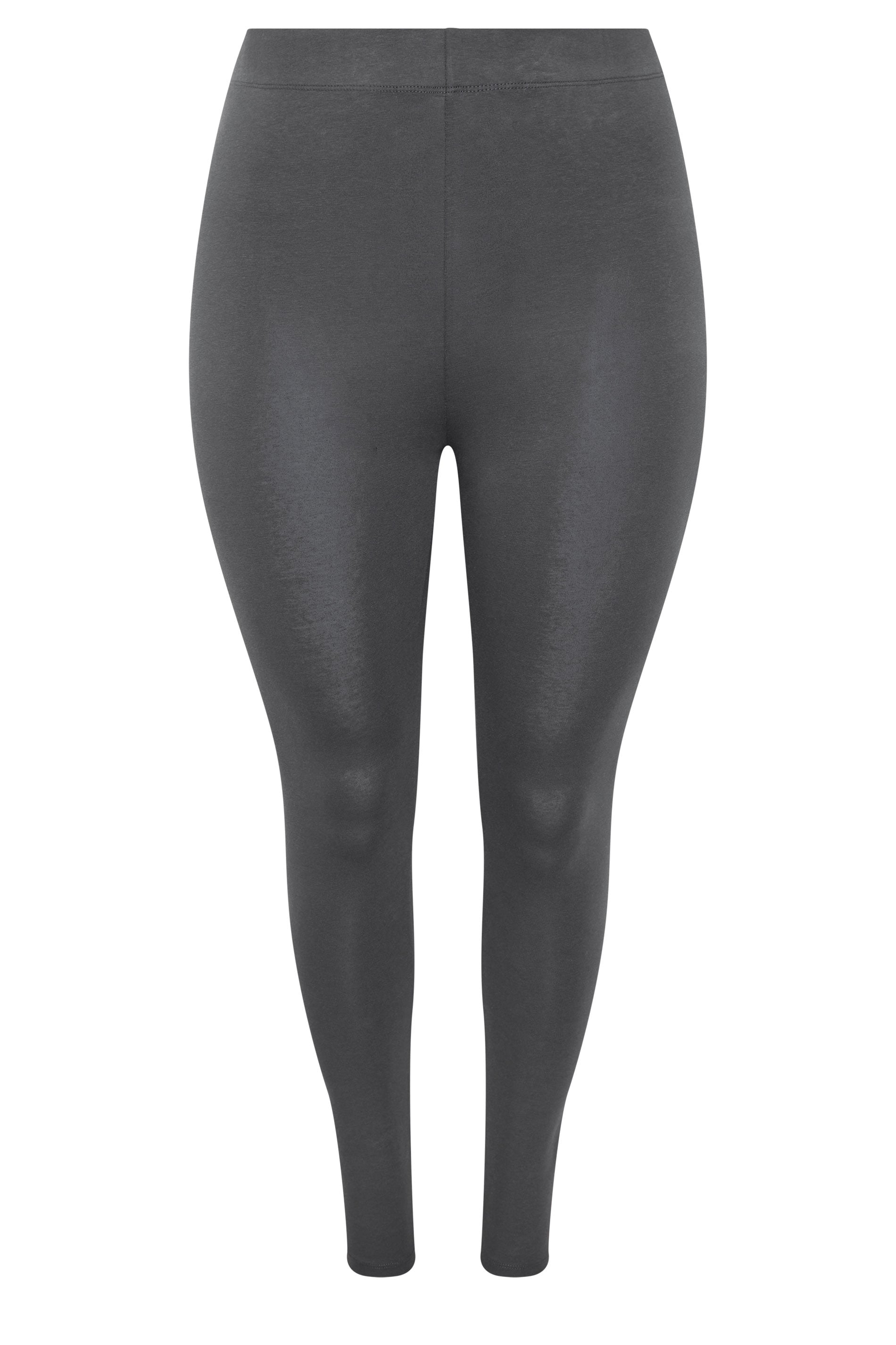 YOURS Plus Size Charcoal Grey Leggings | Yours Clothing 5