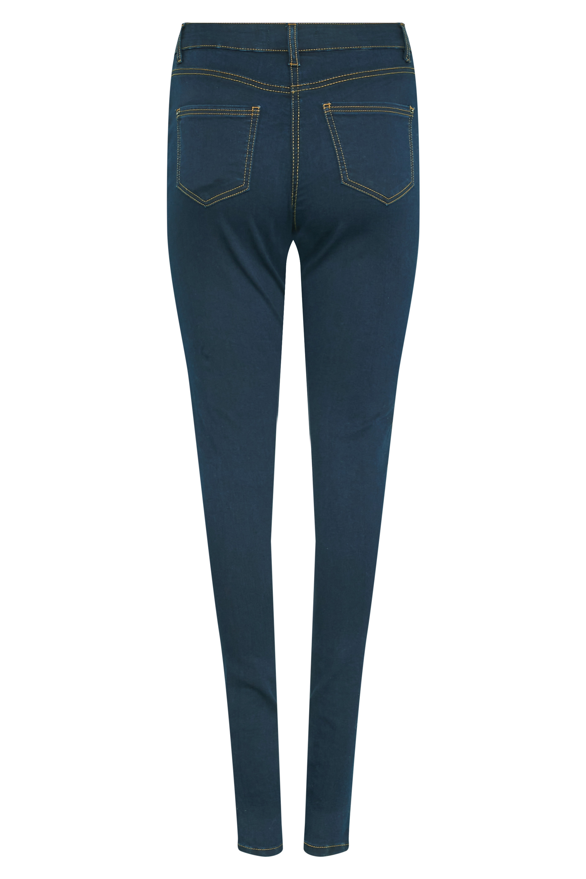 LTS Tall Women's Indigo Blue Washed AVA Skinny Jeans | Long Tall Sally 3