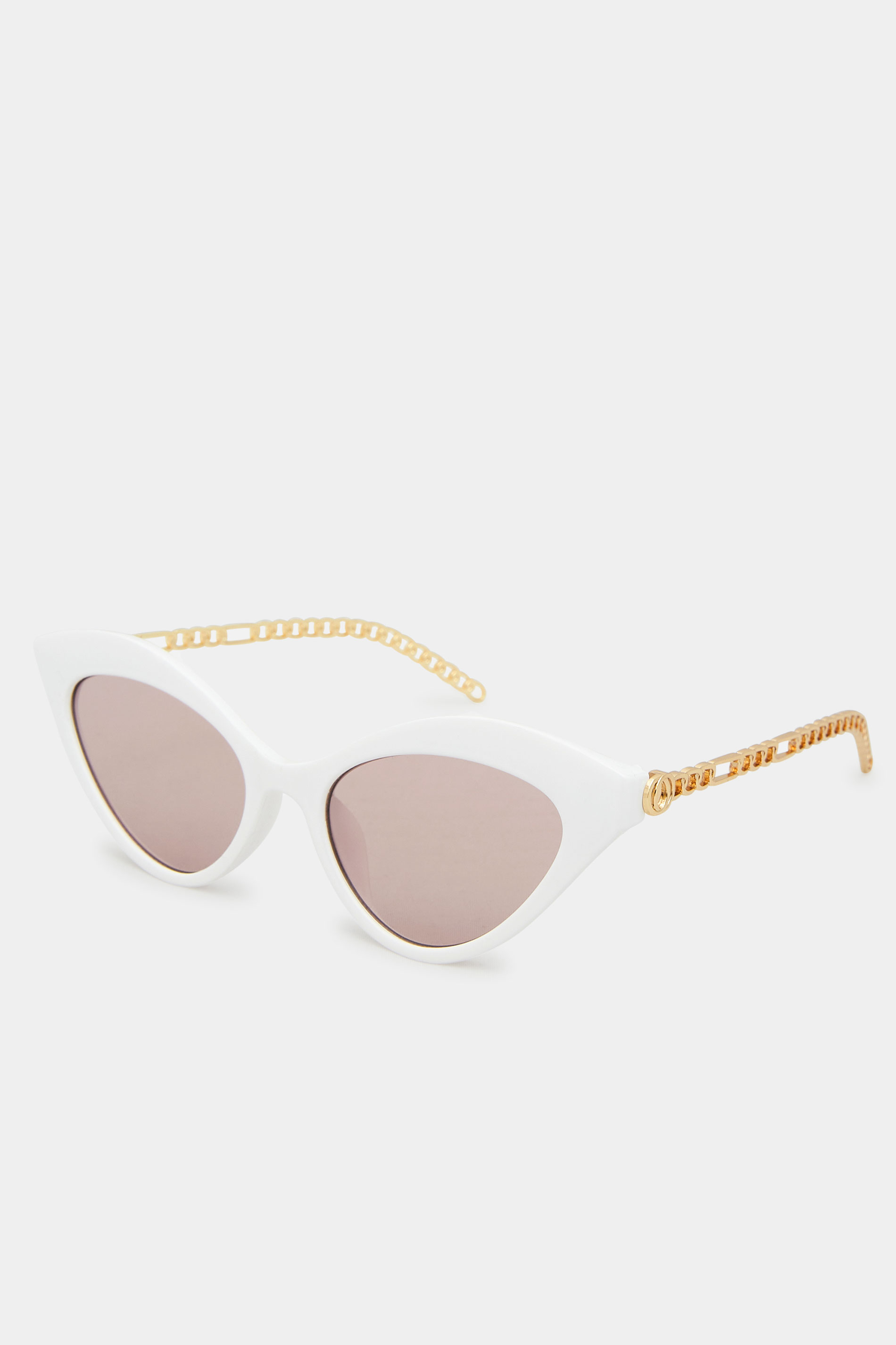 White Cat Eye Sunglasses 1