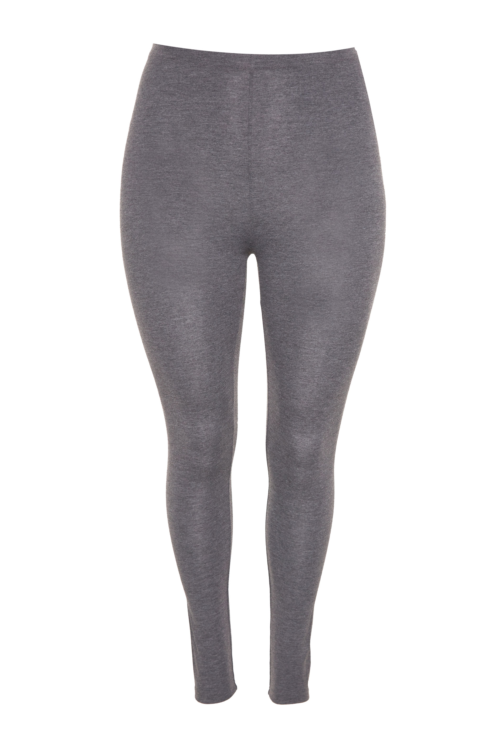 Plus Size YOURS FOR GOOD Grey Viscose Leggings
