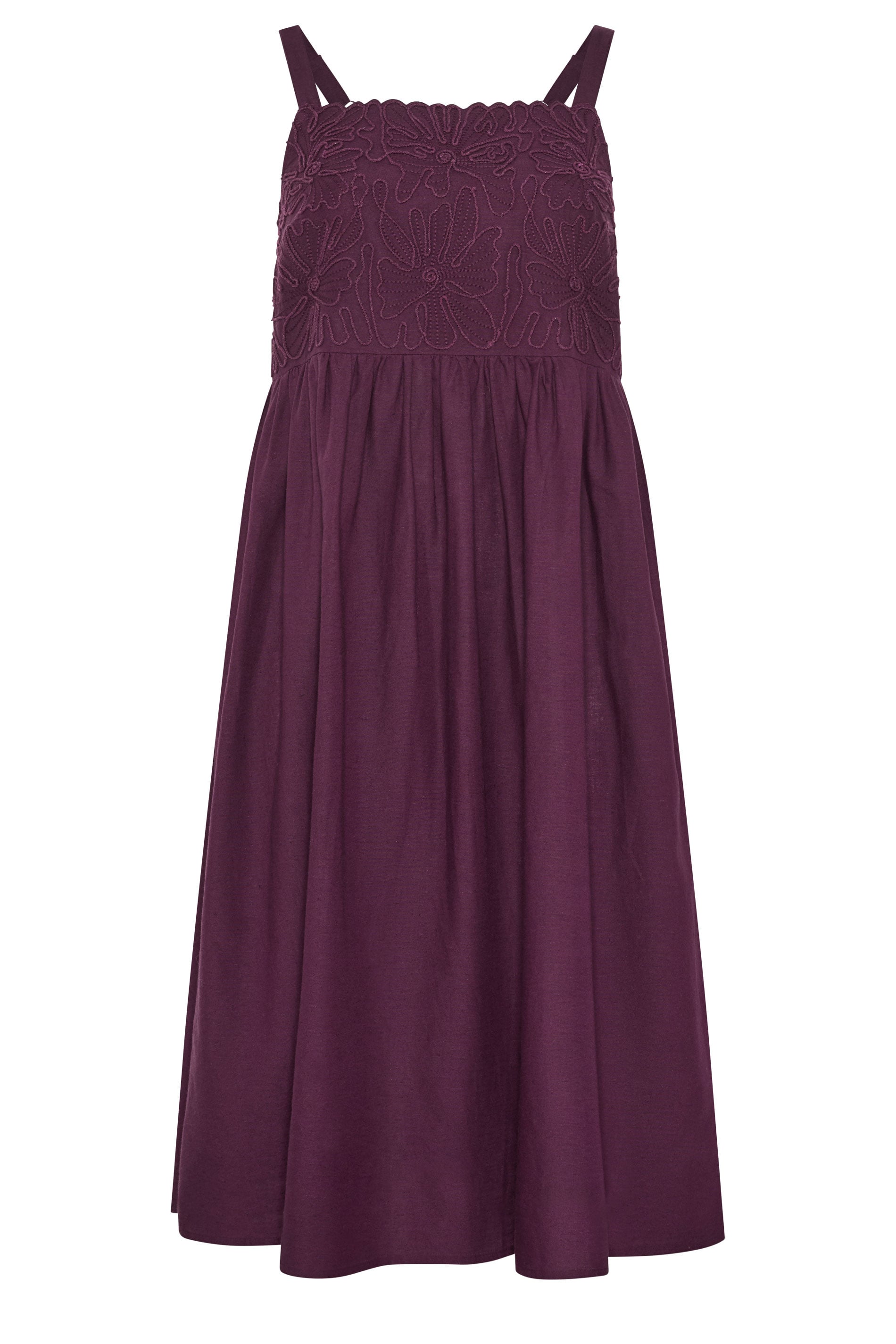EVANS Plus Size Purple Cornelli Maxi Dress | Evans 5