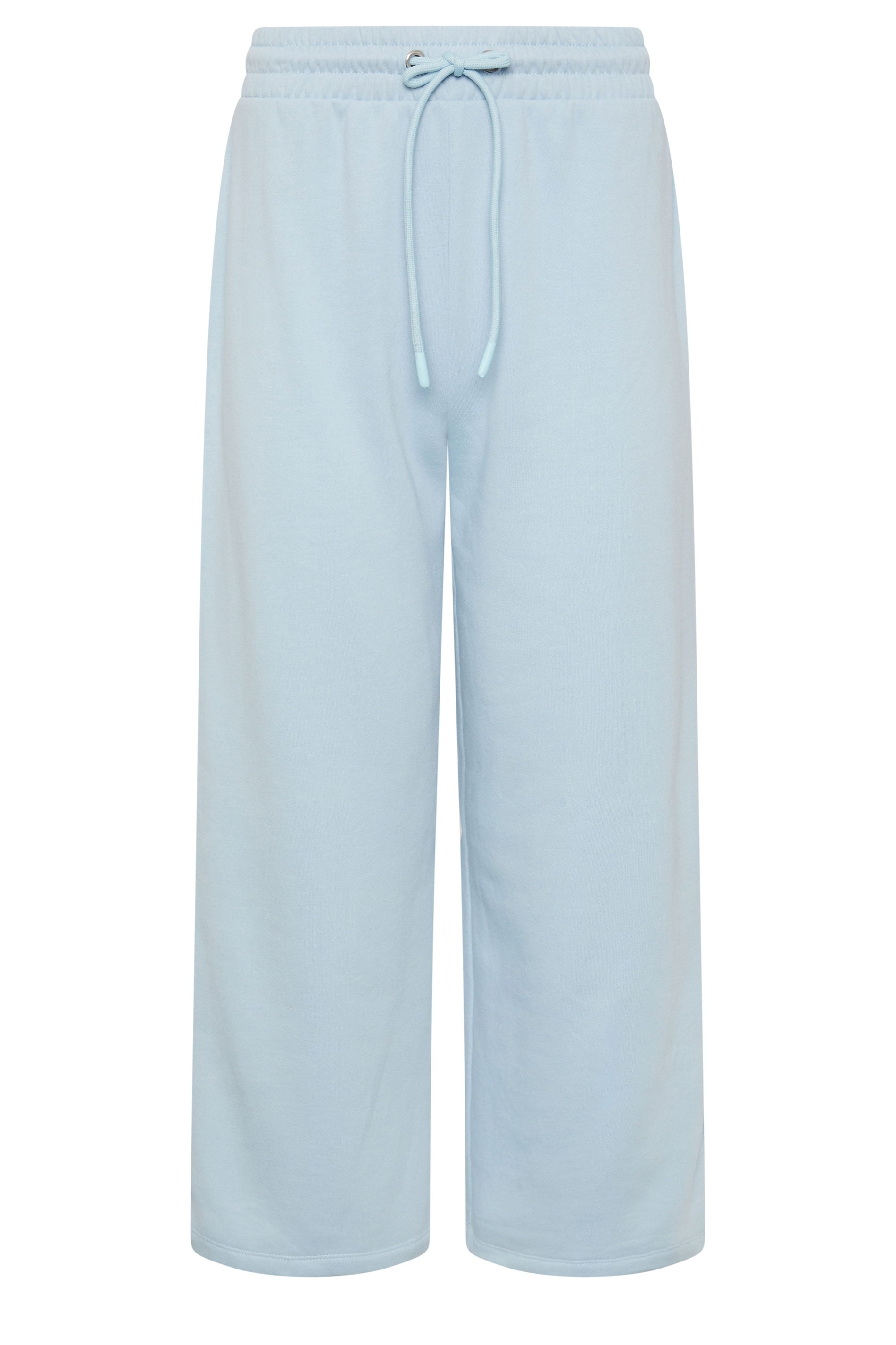 M&Co Petite Light Blue Wide Leg Joggers | M&Co 5