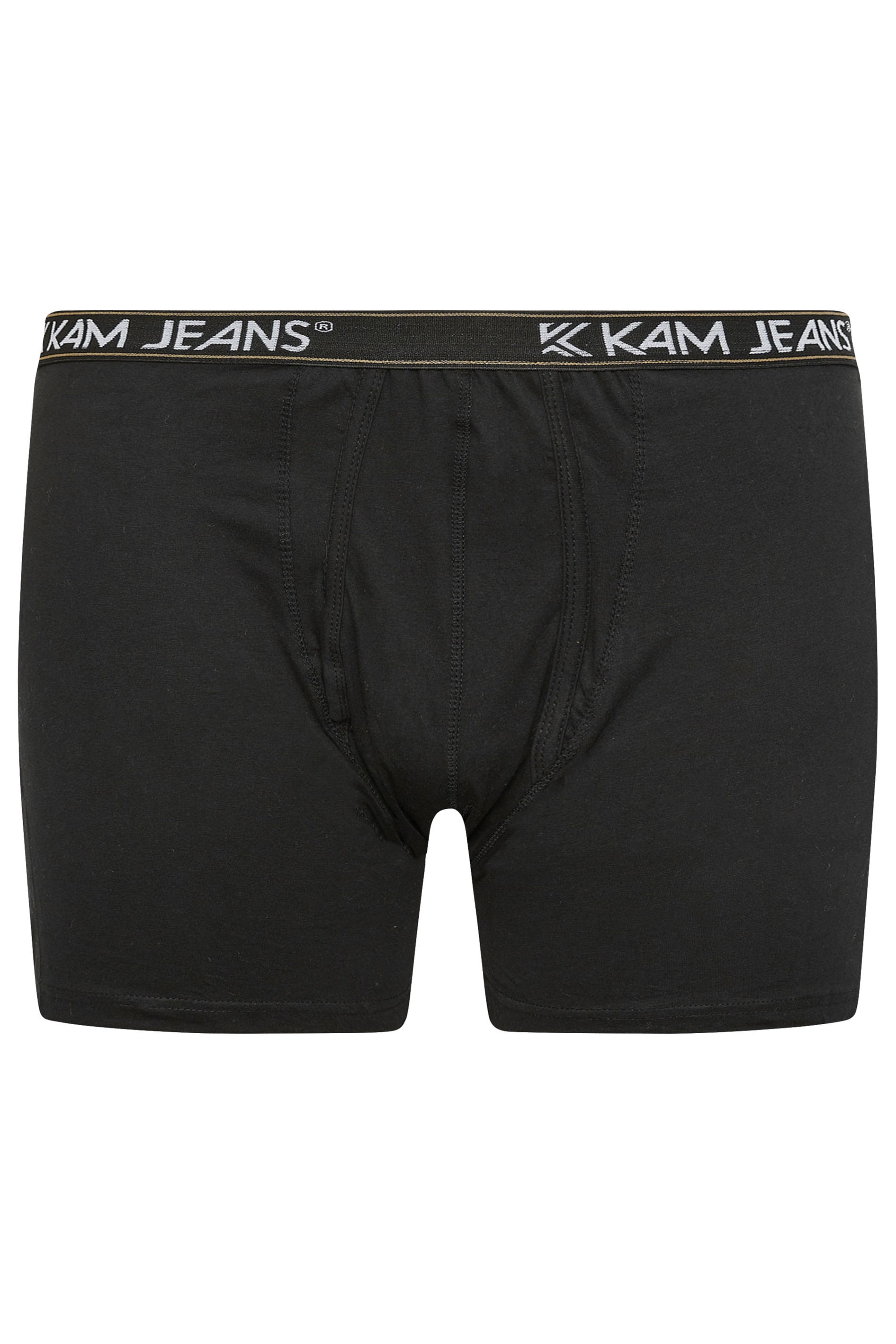 KAM 2 PACK Black Jersey Boxers | BadRhino 5