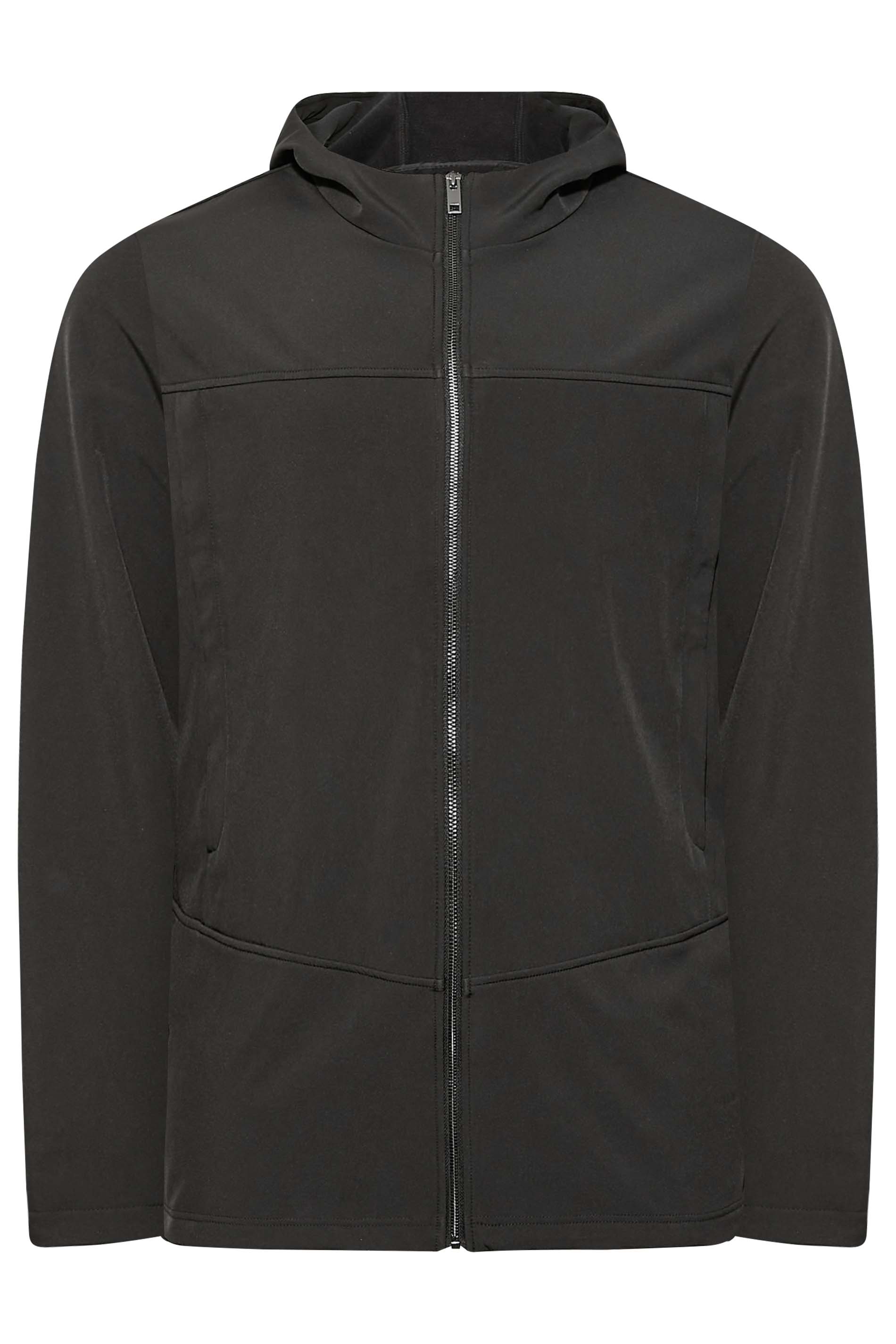 BadRhino Big & Tall Black Softshell Jacket 1