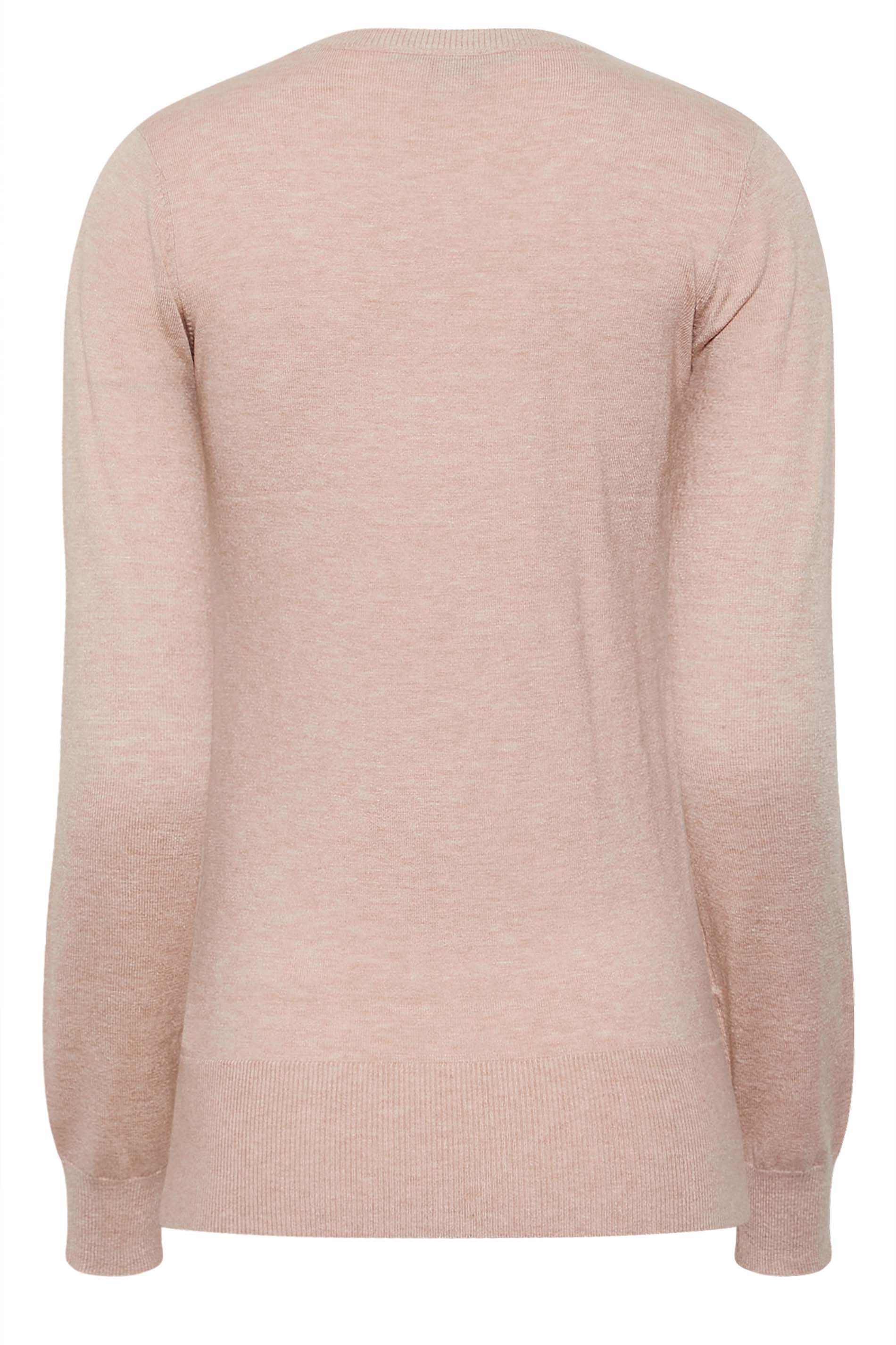 LTS Tall Women's Blush Pink Crew Neck Jumper | Long Tall Sally