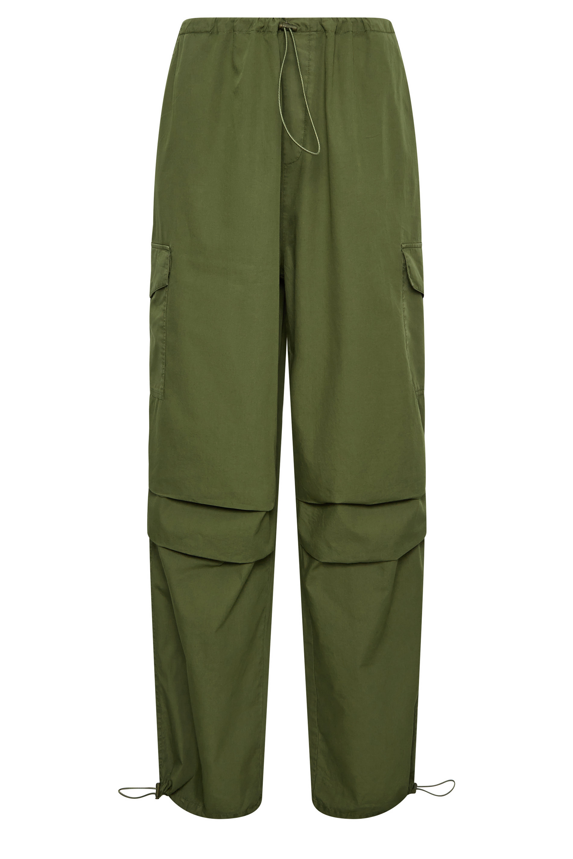 LTS Tall Women's Khaki Green Parachute Trousers | Long Tall Sally 1