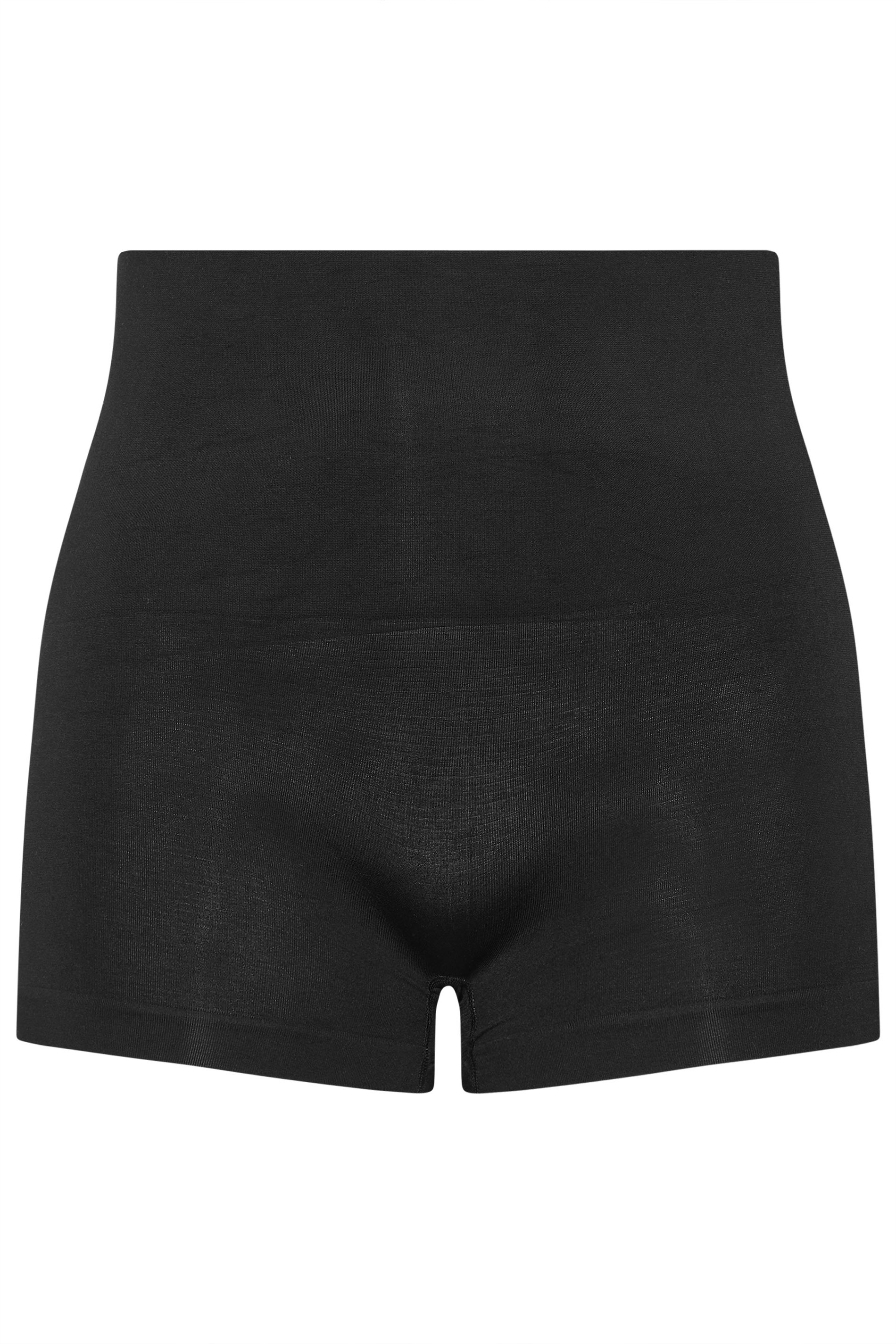 YOURSET Plus Size 2 PACK Black & Nude Seamless Control High Waisted Shorts | Yours Clothing 11