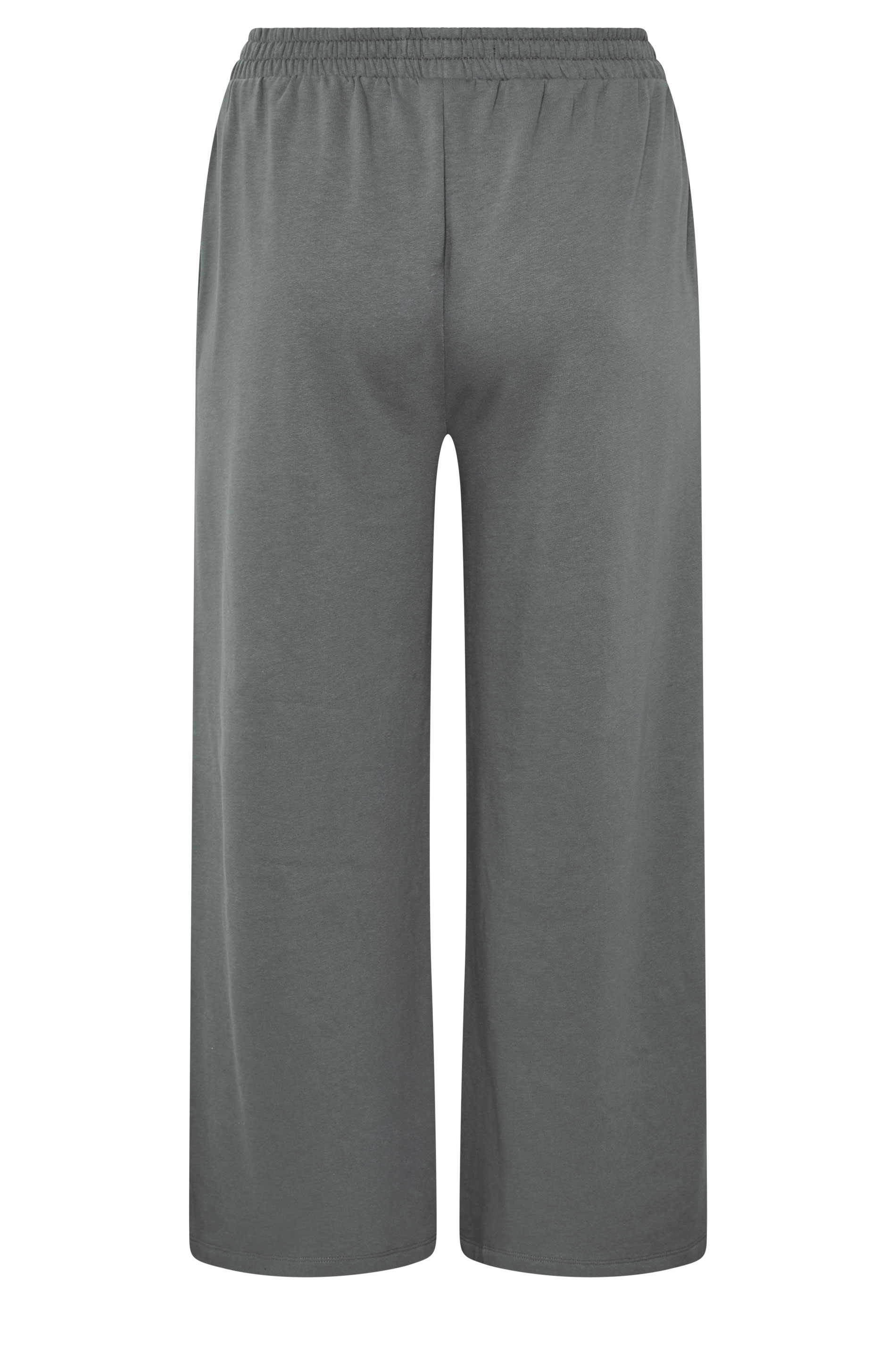 LIMITED COLLECTION Plus Size Grey Wide Leg Joggers | Yours Clothing 2