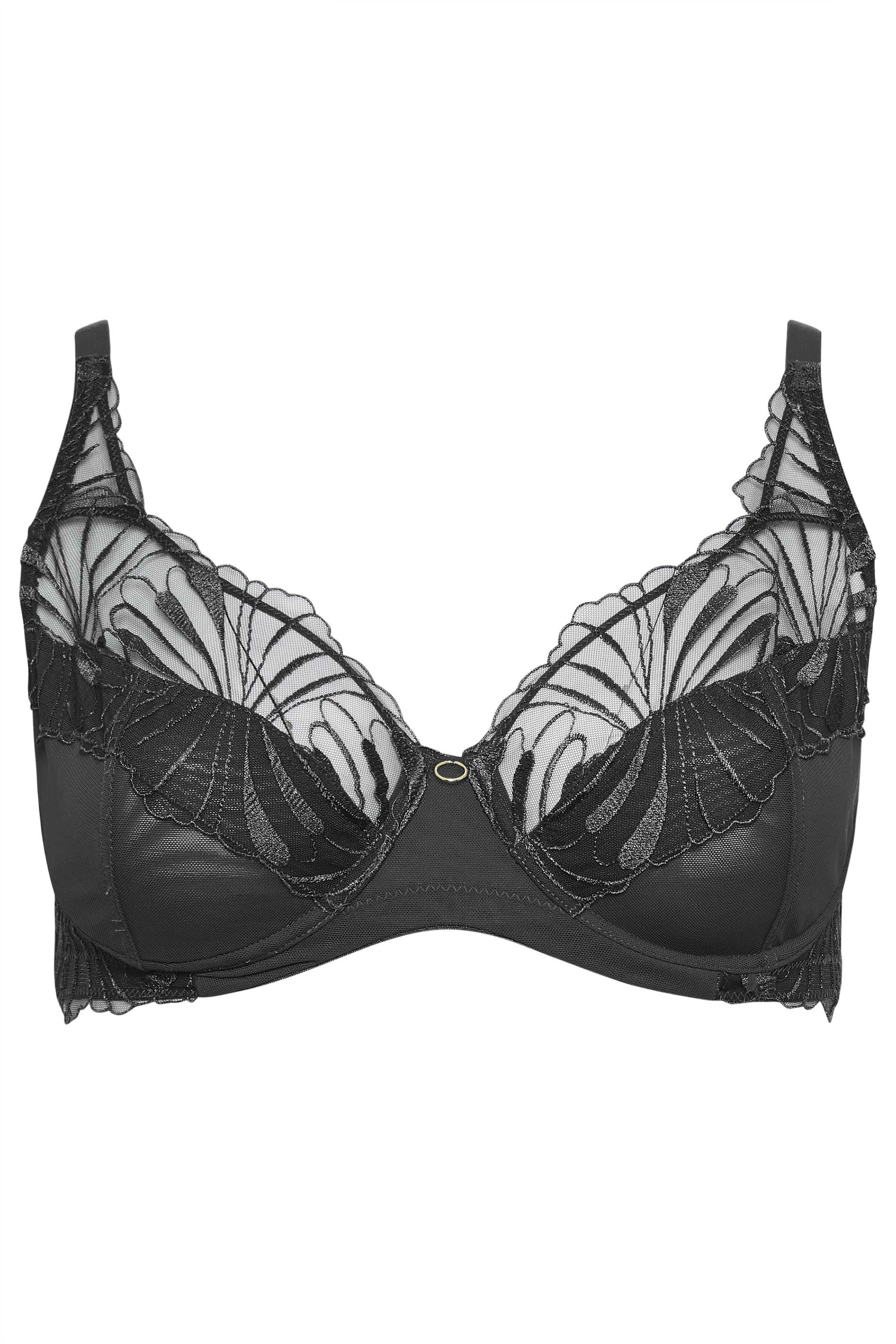Buy Ex Marks and Spencer Bra Black Autograph BALCONY Padded Lace
