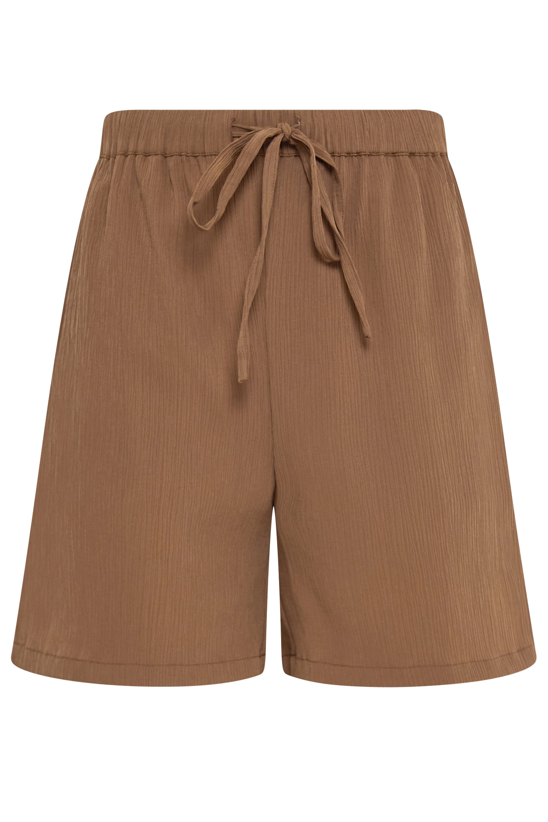 LTS Tall Women's Chocolate Brown Textured Shorts | Long Tall Sally 5