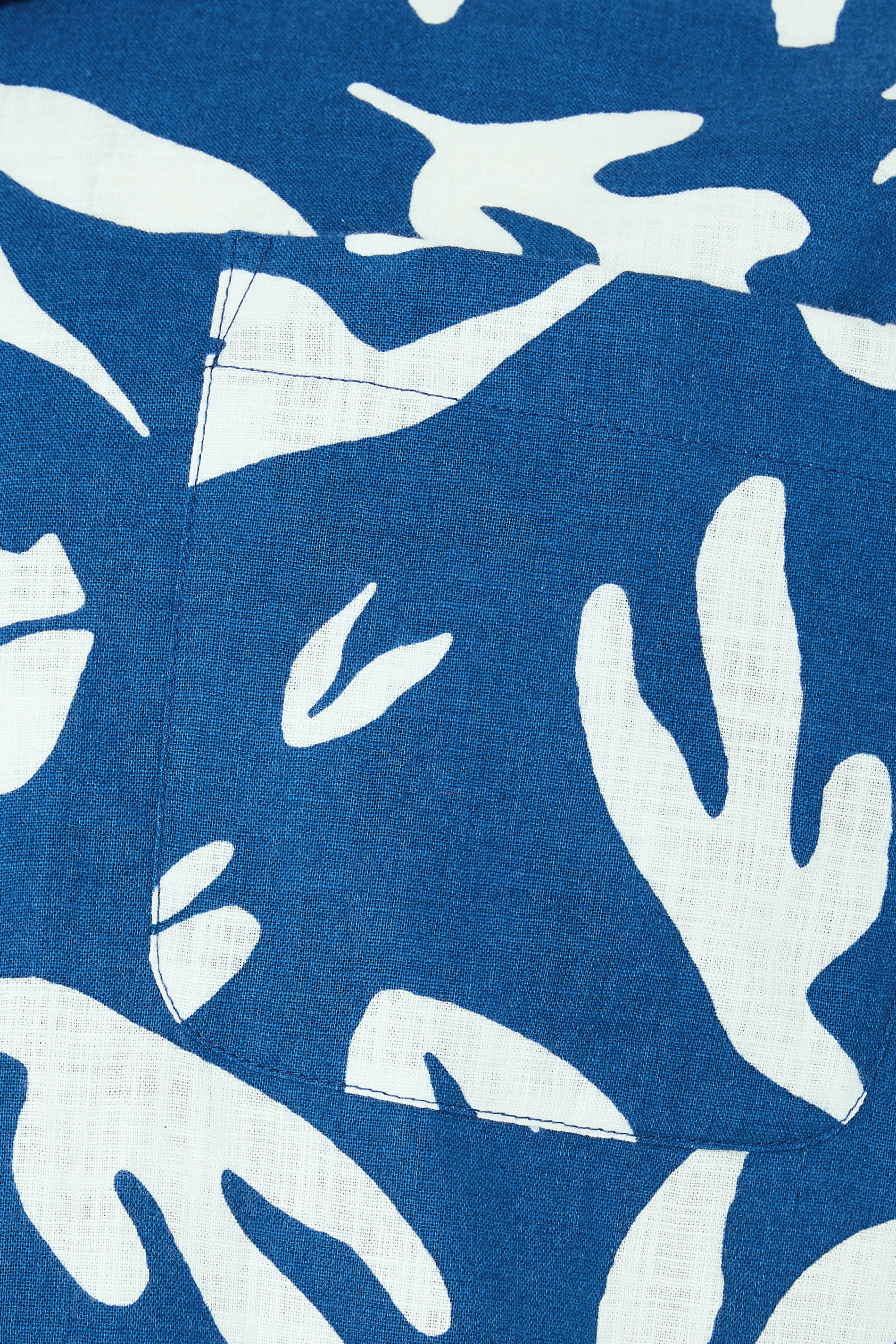 BadRhino Big & Tall Blue Coral Print Shirt | BadRhino 7