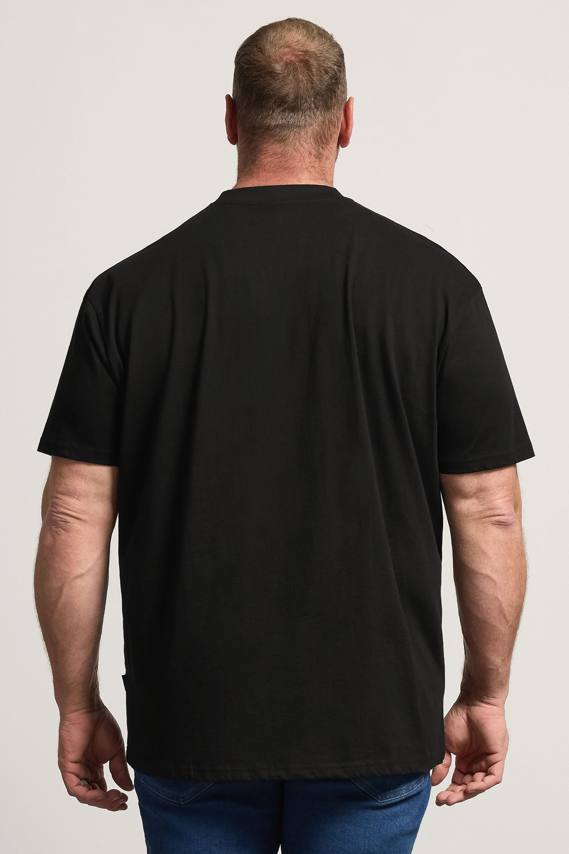 BadRhino Big & Tall Black Iron Maiden Graphic Short Sleeve T-Shirt | BadRhino 2