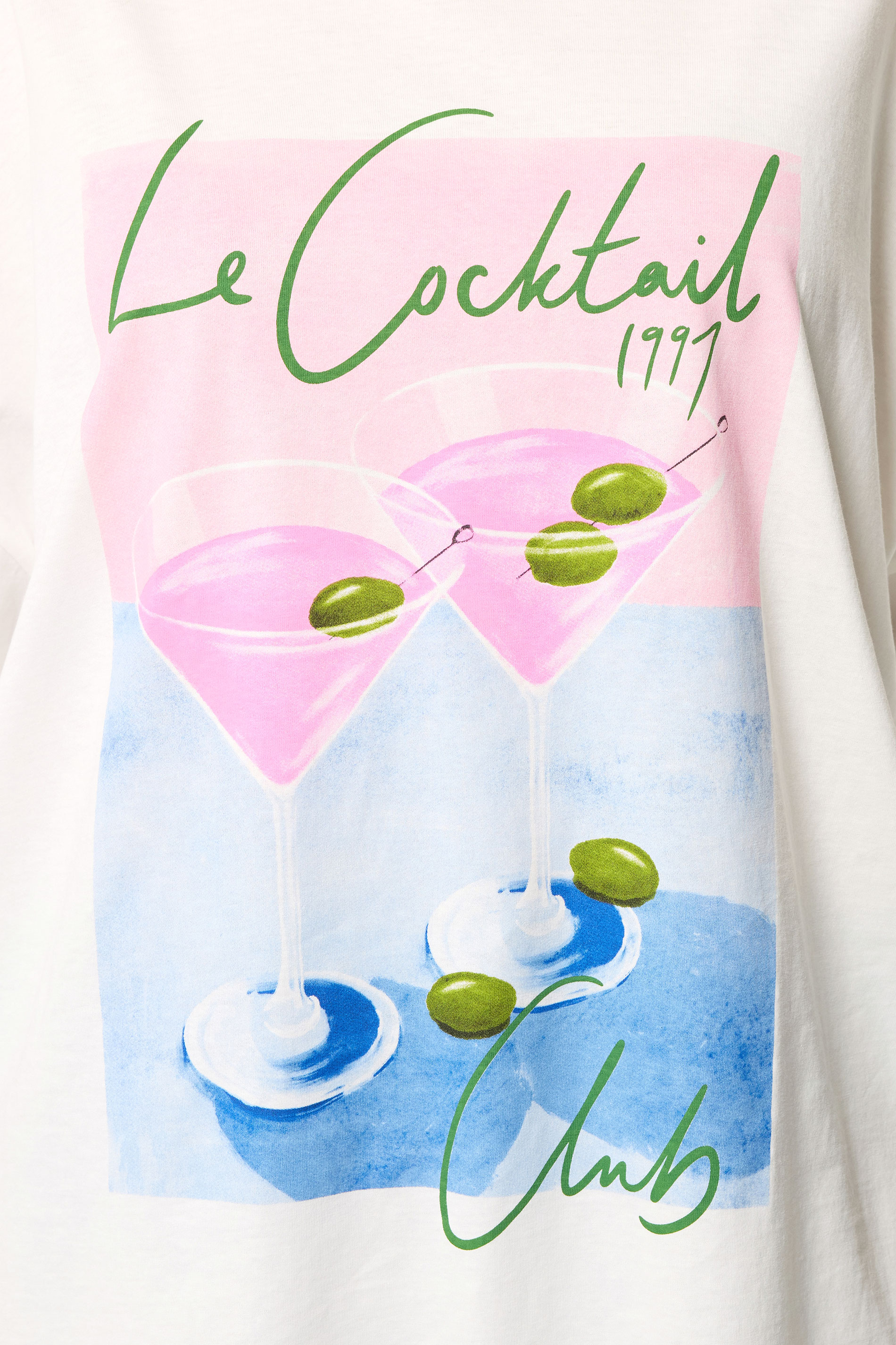 YOURS Plus Size Ivory White 'Le Cocktail' Boxy T-Shirt | Yours Clothing 4