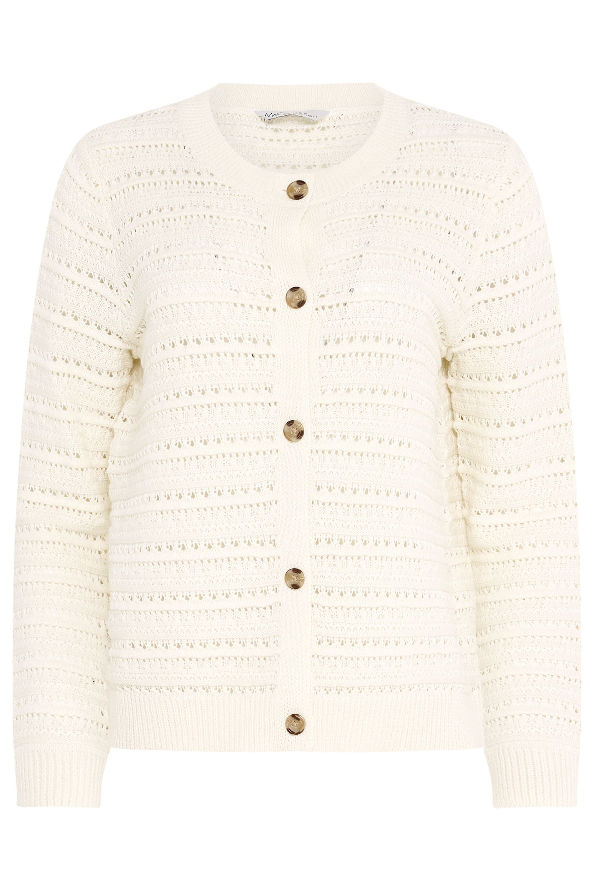 M&Co Cream Crochet Cardigan | M&Co 5