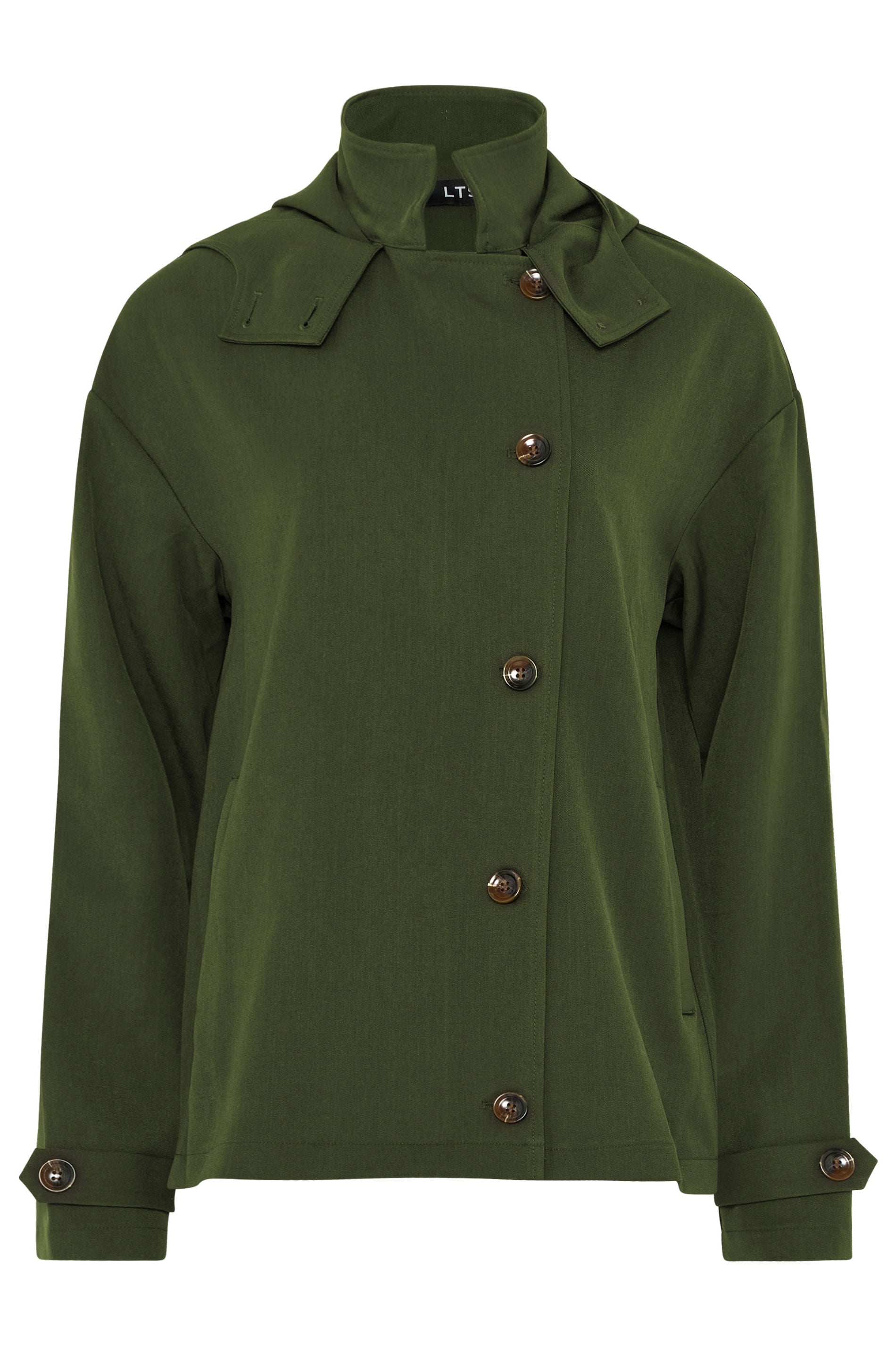 LTS Tall Women's Olive Green Utility Jacket | Long Tall Sally 7